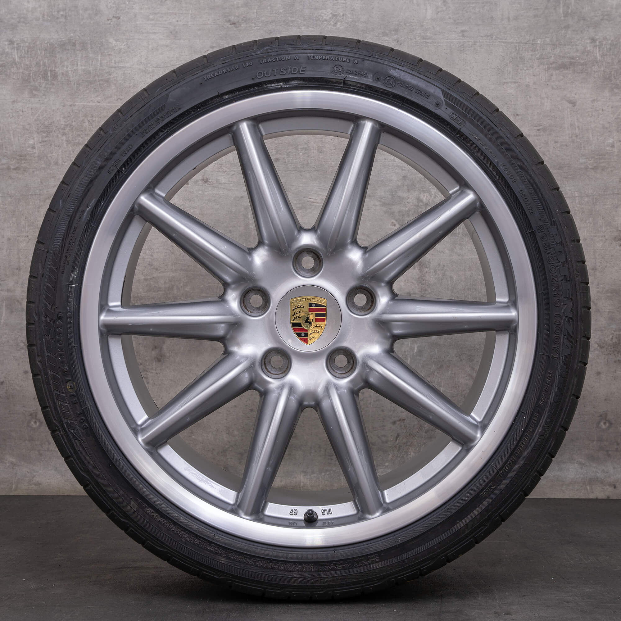 OEM Porsche 997 Carrera Sport Rims C2 C4 19 inch 99736215655 99736216255