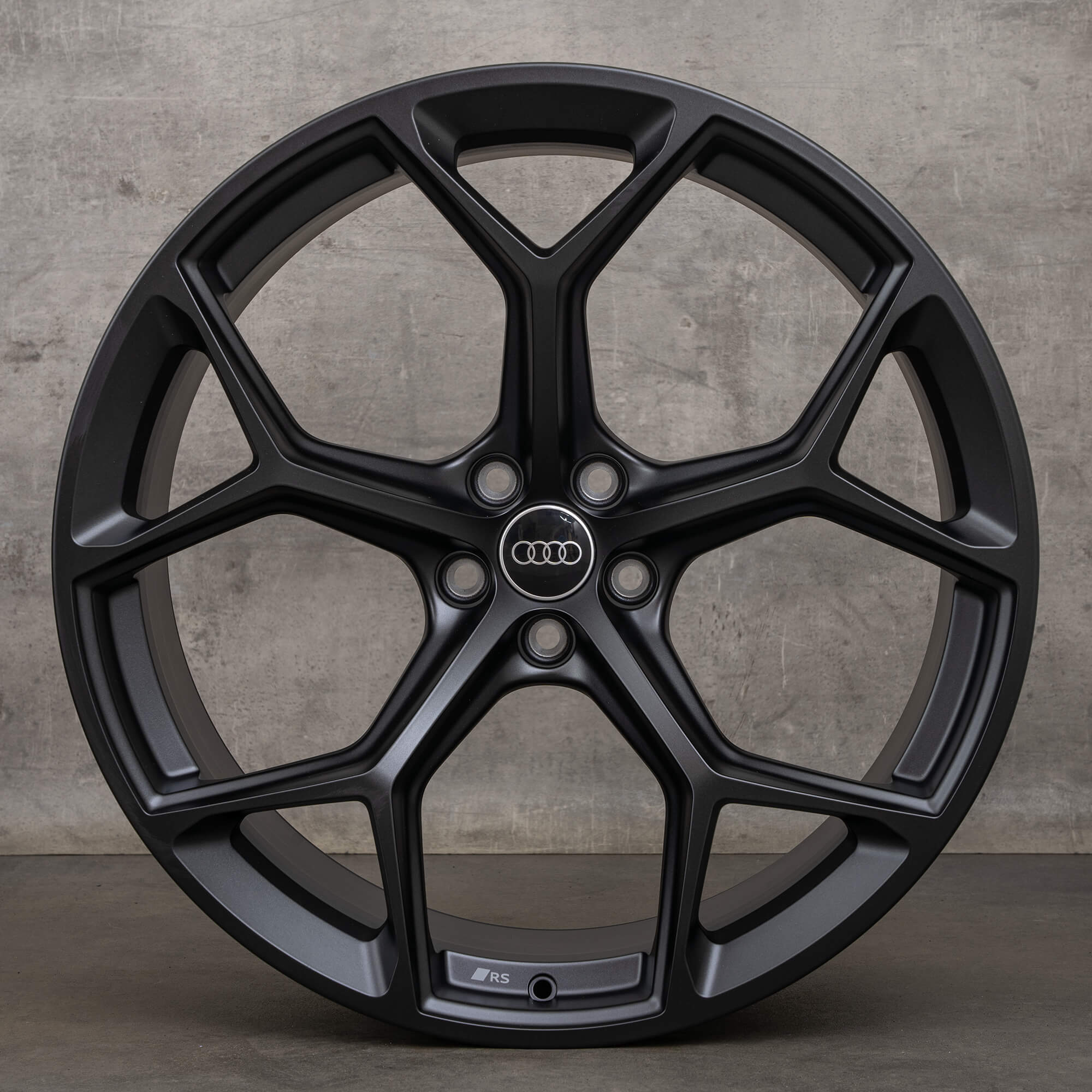 Audi RS6 RS7 4K C8 22 inch rims 4K0601025BM 5-Y-spokes matt black NEW