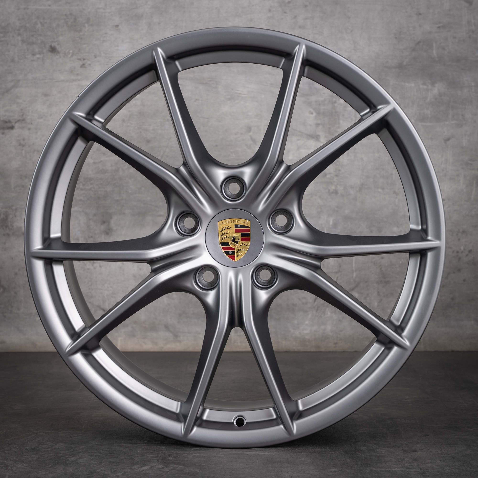 Jante oem Porsche 991 II 20 pouces 99136271000 argent platine mat