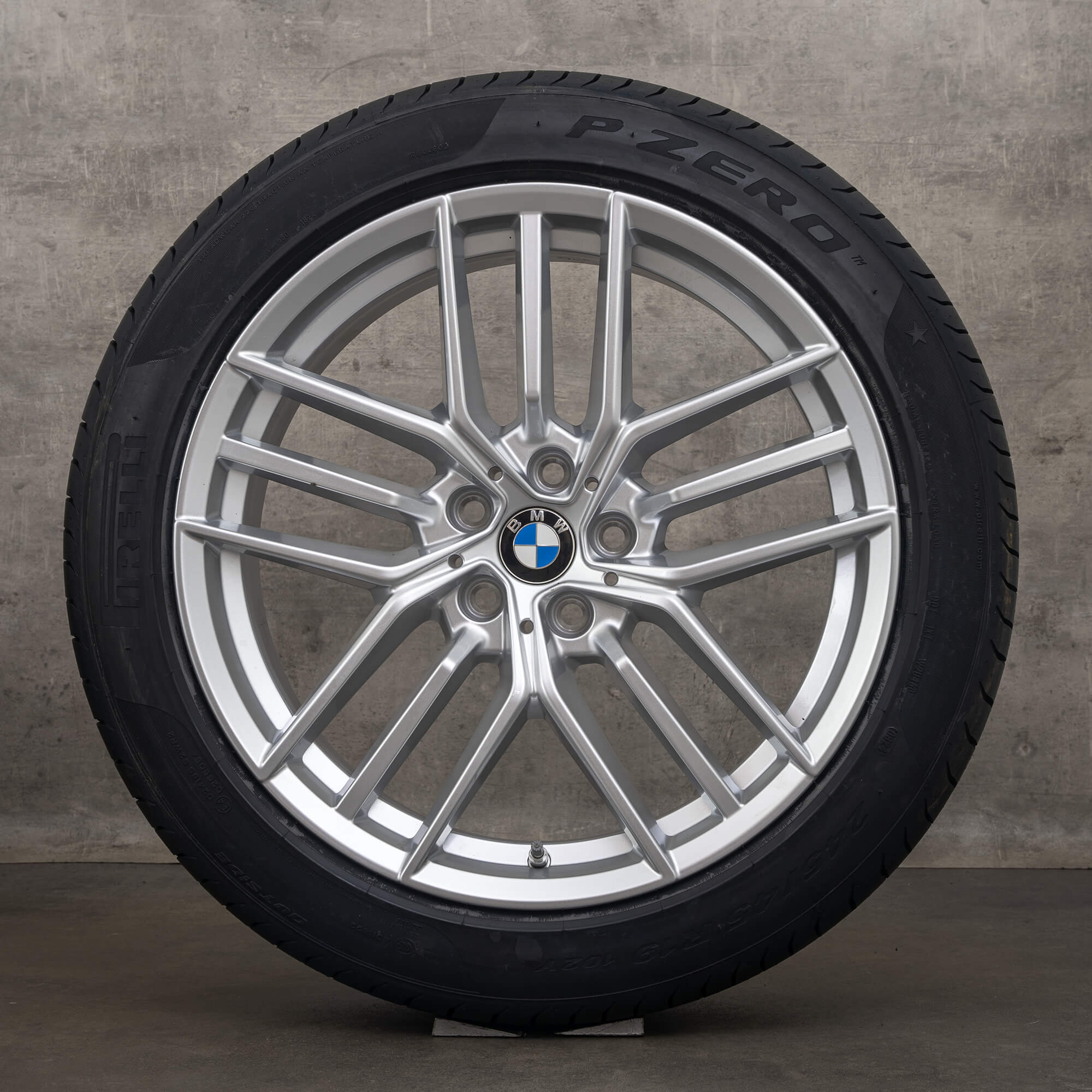 Oryginalne felgi BMW serii 5 i5 19 cali G60 G61 koła letnie stylizacja 933 5A324D6 srebrne NOWOŚĆ