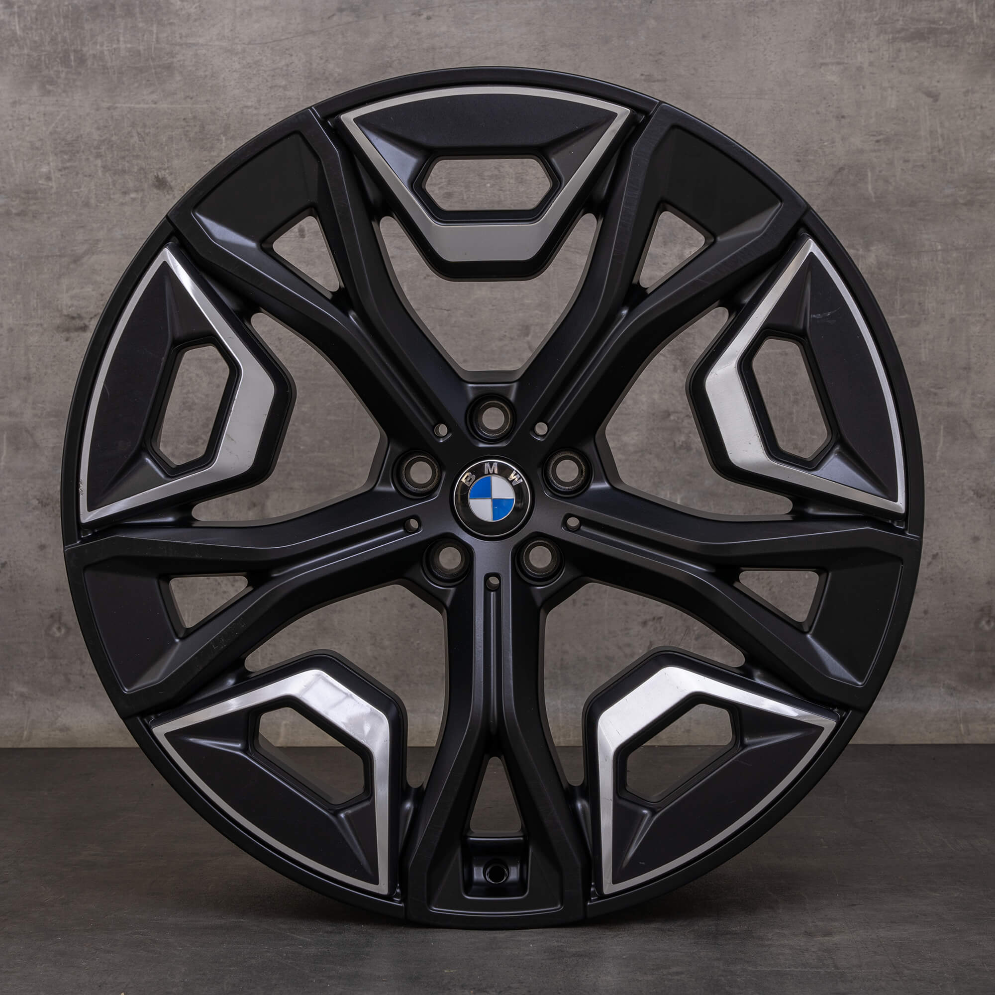 Original BMW iX Felgen 22 Zoll i20 Styling 1020 5A02658 schwarz matt