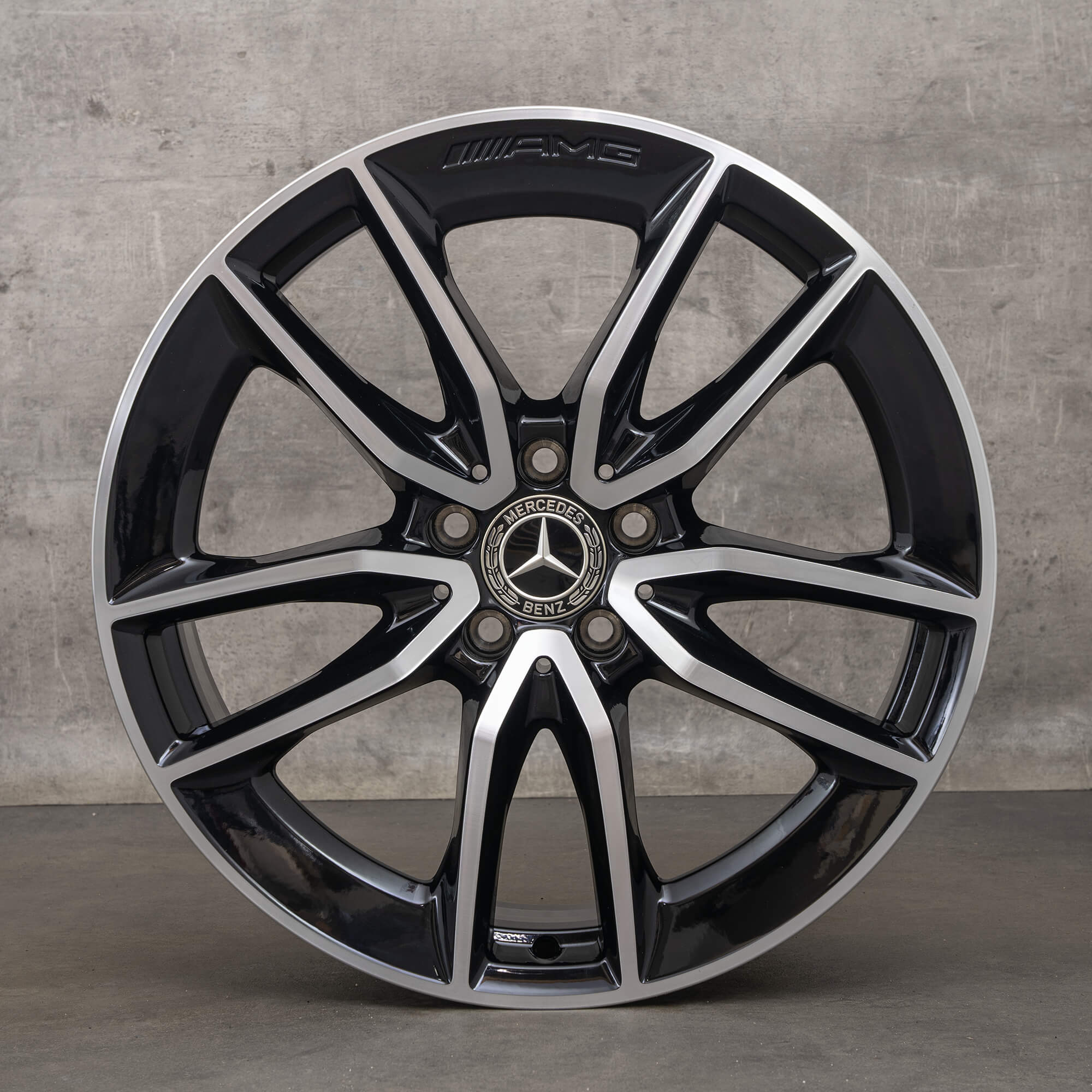 Alkuperäiset Mercedes Benz A-sarjan A35 AMG 19 tuuman 4Matic W177 vanteet A1774012000 musta Kiillotettu UUTUUS