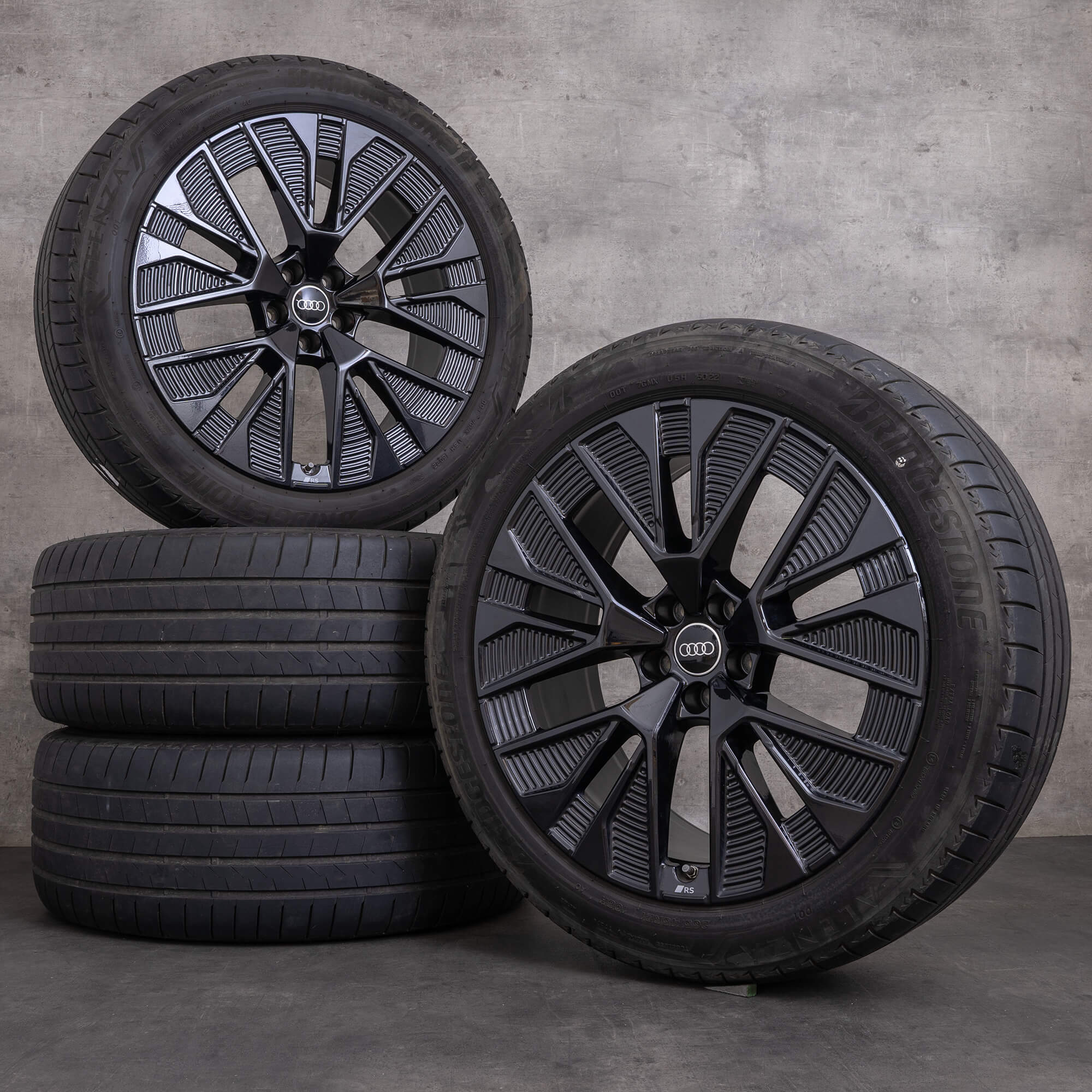 Genuine Audi Q8 e-tron jante 21 inch GE Sportback de vară 4KE601025AE gri grafit lucios