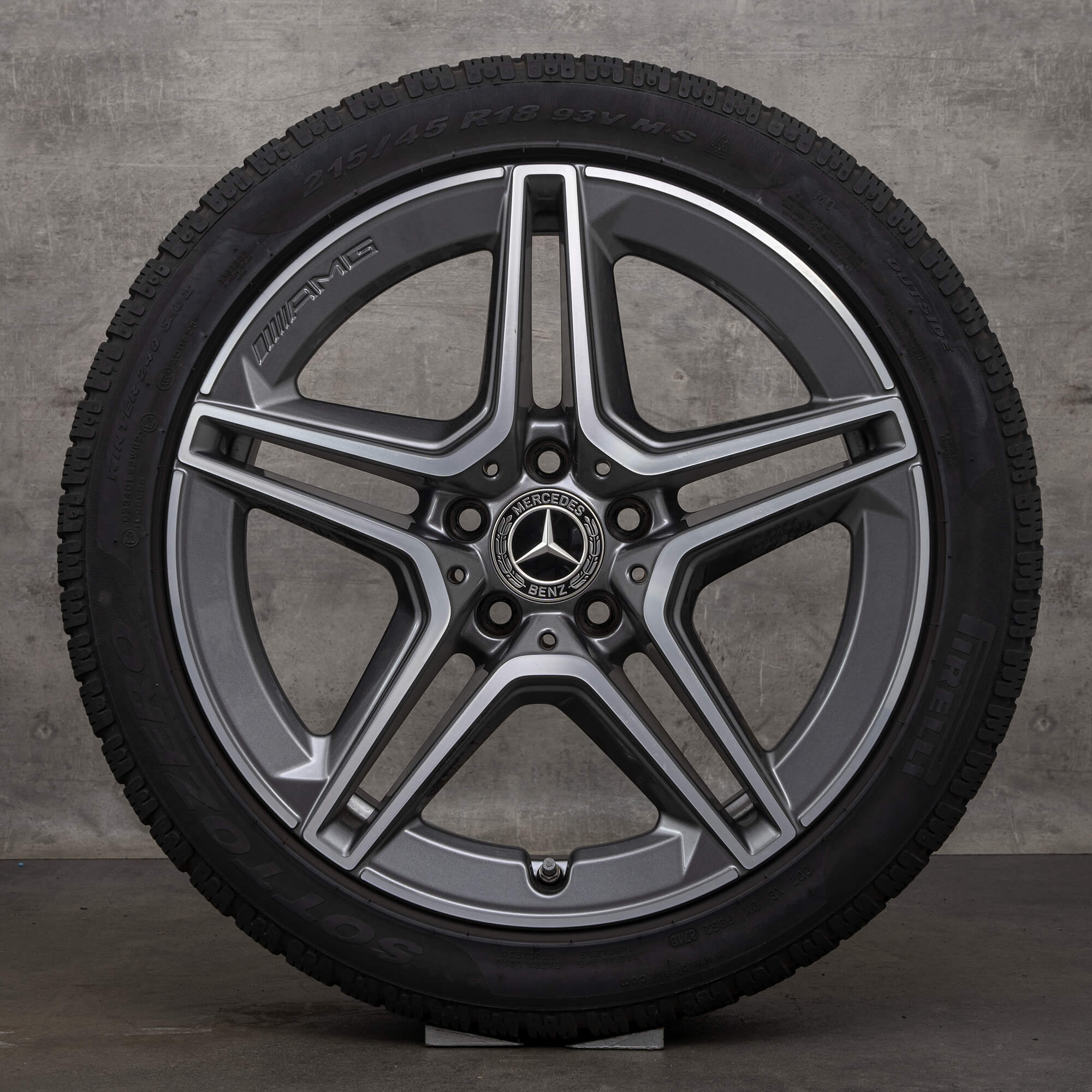 Cerchi Mercedes AMG 18 pollici Classe A A35 W177 ruote OEM invernali