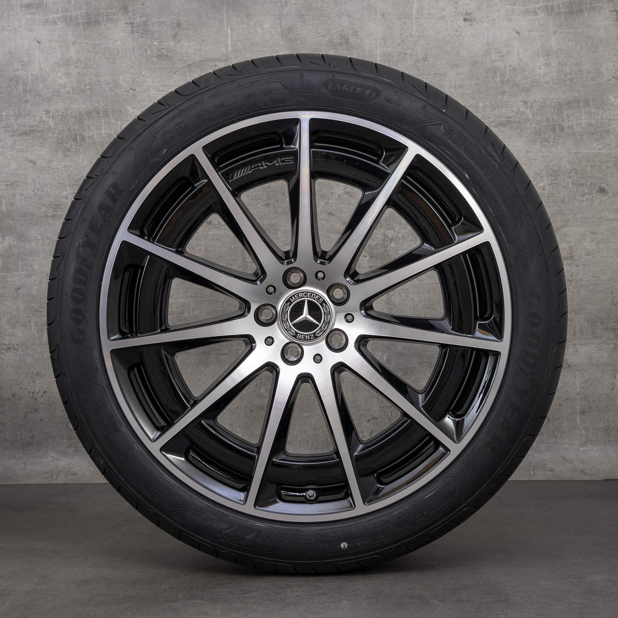 Mercedes AMG 21 pouces jantes EQS V297 pneus d'été roues A2974011400 NOUVEAU