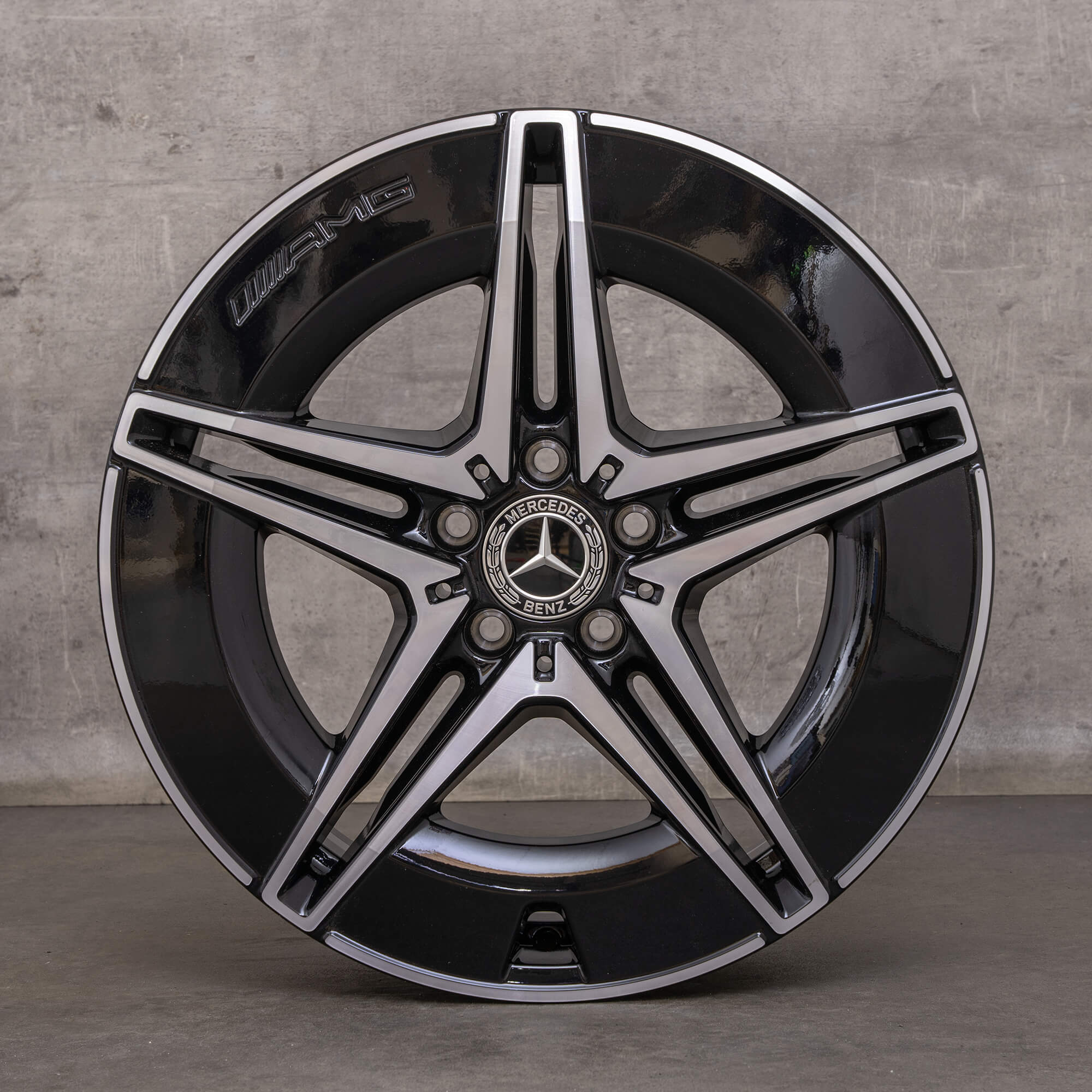 Llantas originales Mercedes Benz EQC AMG 19 pulgadas N293 A2934011500 A2934011600 negro brillante torneado NUEVO