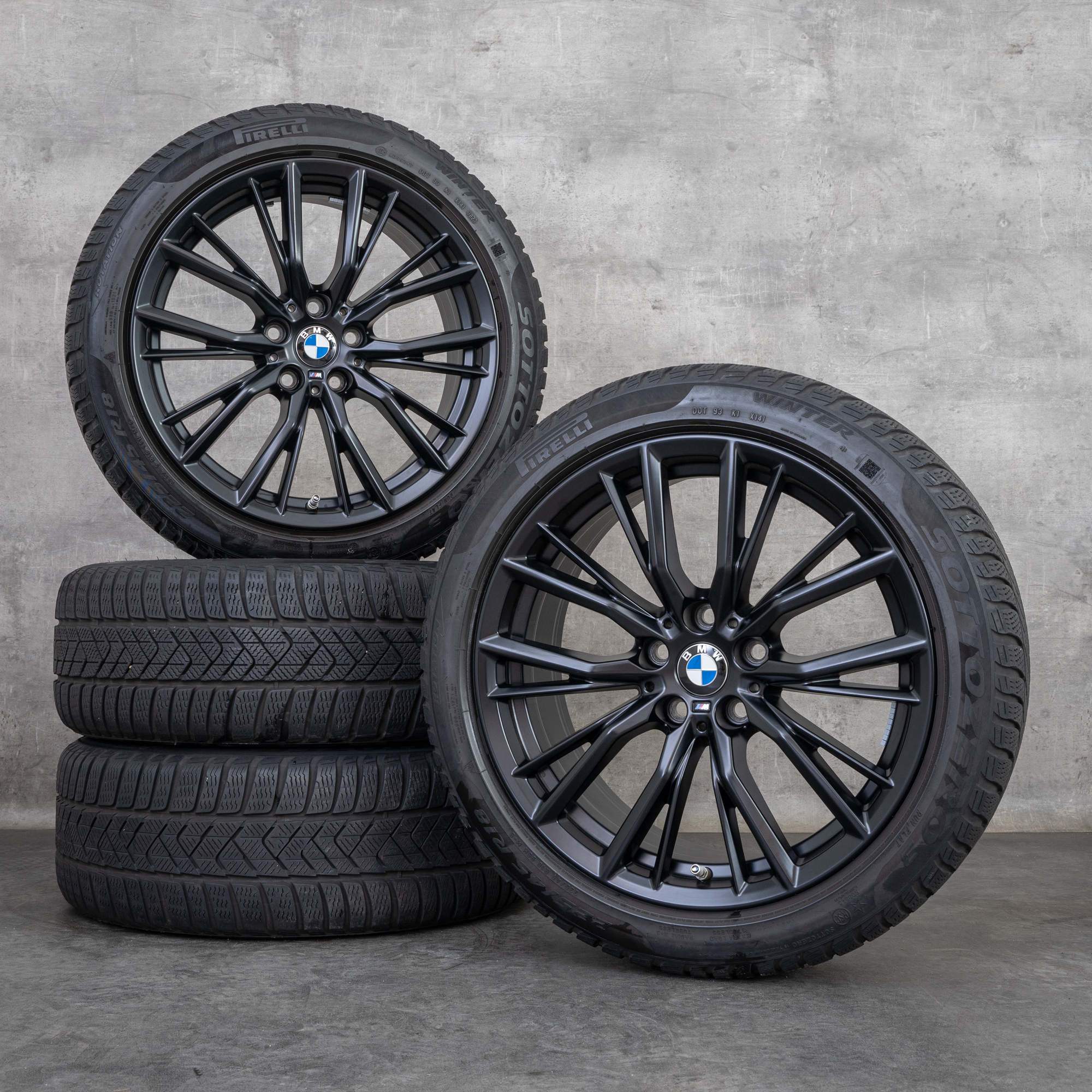 Oem BMW Série 3 Jantes 18 pouces G20 G21 été jantes Styling 796 M 6885305 noir mat