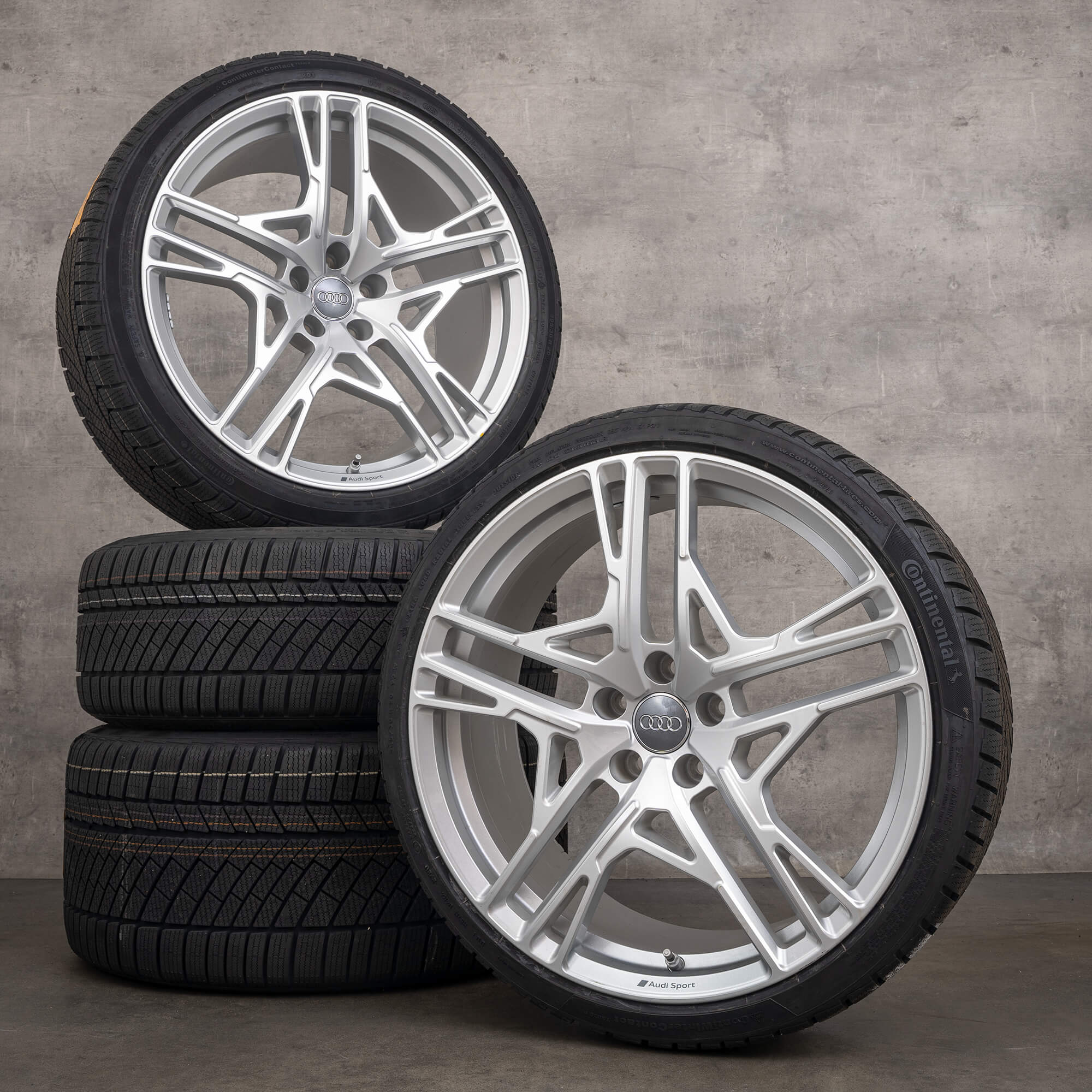 Originalní ráfky na auto Audi R8 20" 4S letní kola 4S0601025AD 4S0601025AG stříbrná NOVÁ