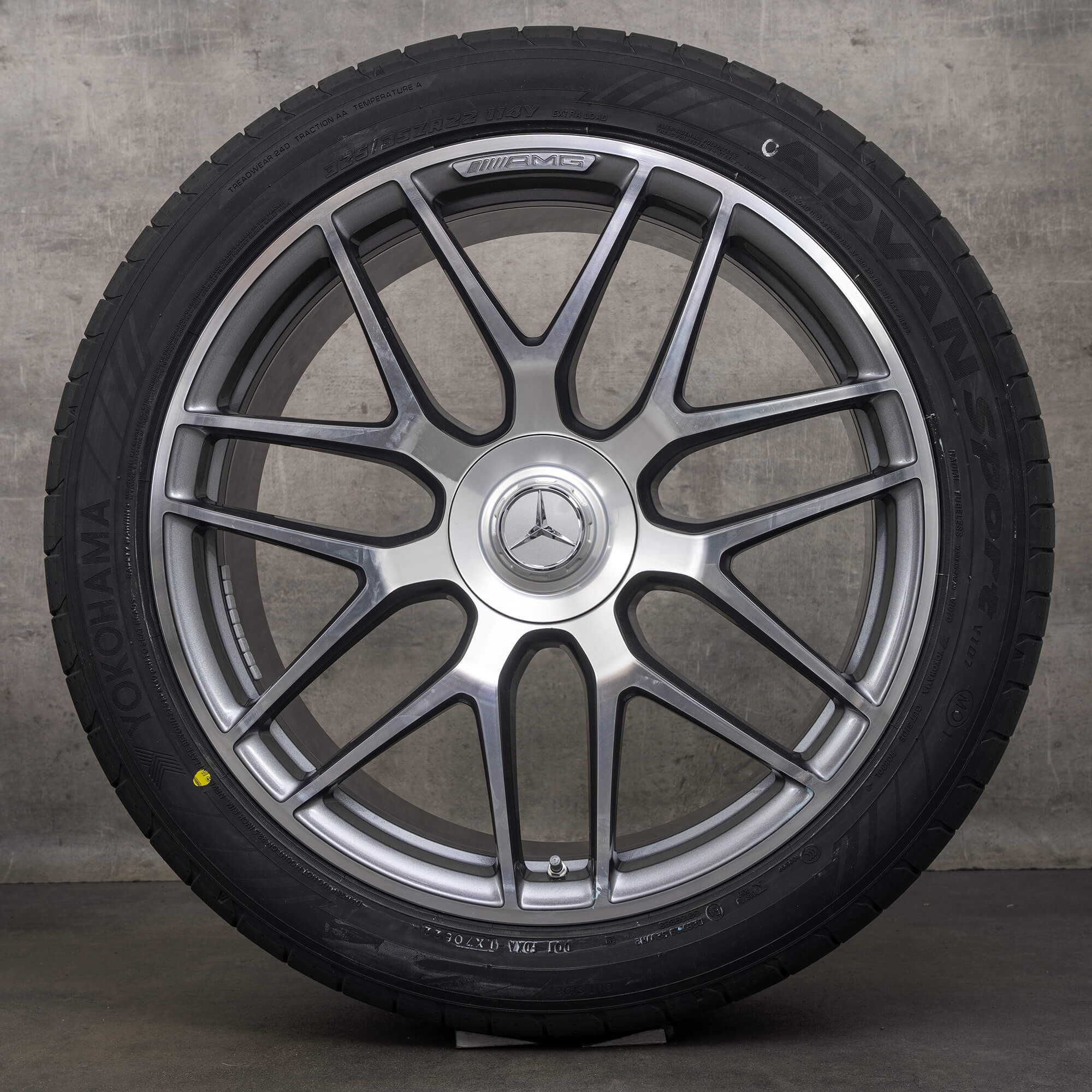 AMG Mercedes GLE 53 63 V167 summer tires 22 inch rims wheels new