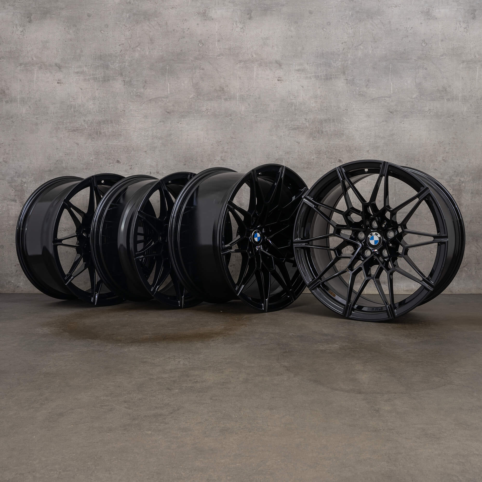 Jantes d'origine BMW M2 M3 M4 19 20 pouces G87 G80 G81 G82 G83 style 826 M noir brillant