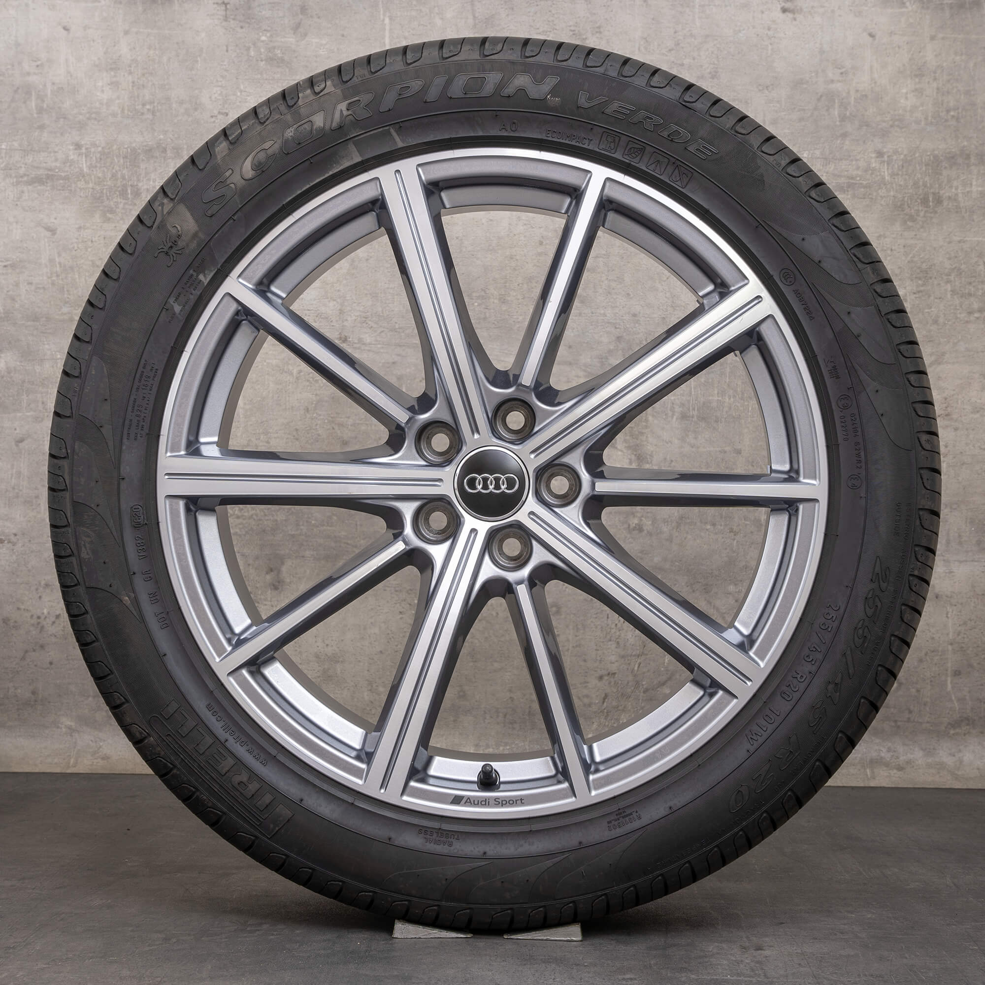 Original Audi Q5 SQ5 Felgen 20 Zoll FY Sommerräder 80A601025AP anthrazit glanzgedreht