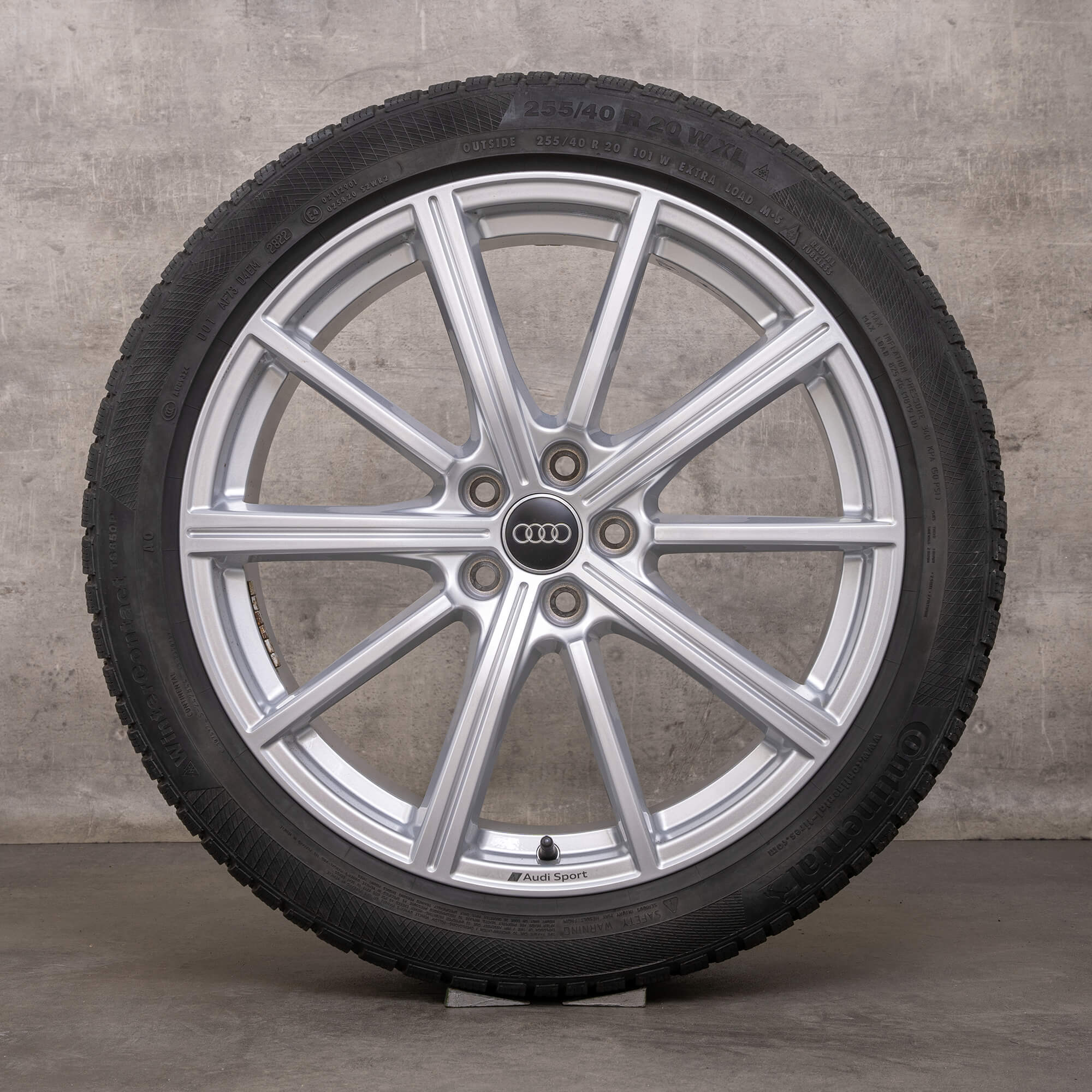 Originele Audi RS Q3 winterwielen 20 inch F3 Sportback velgen 83A601025S zilver