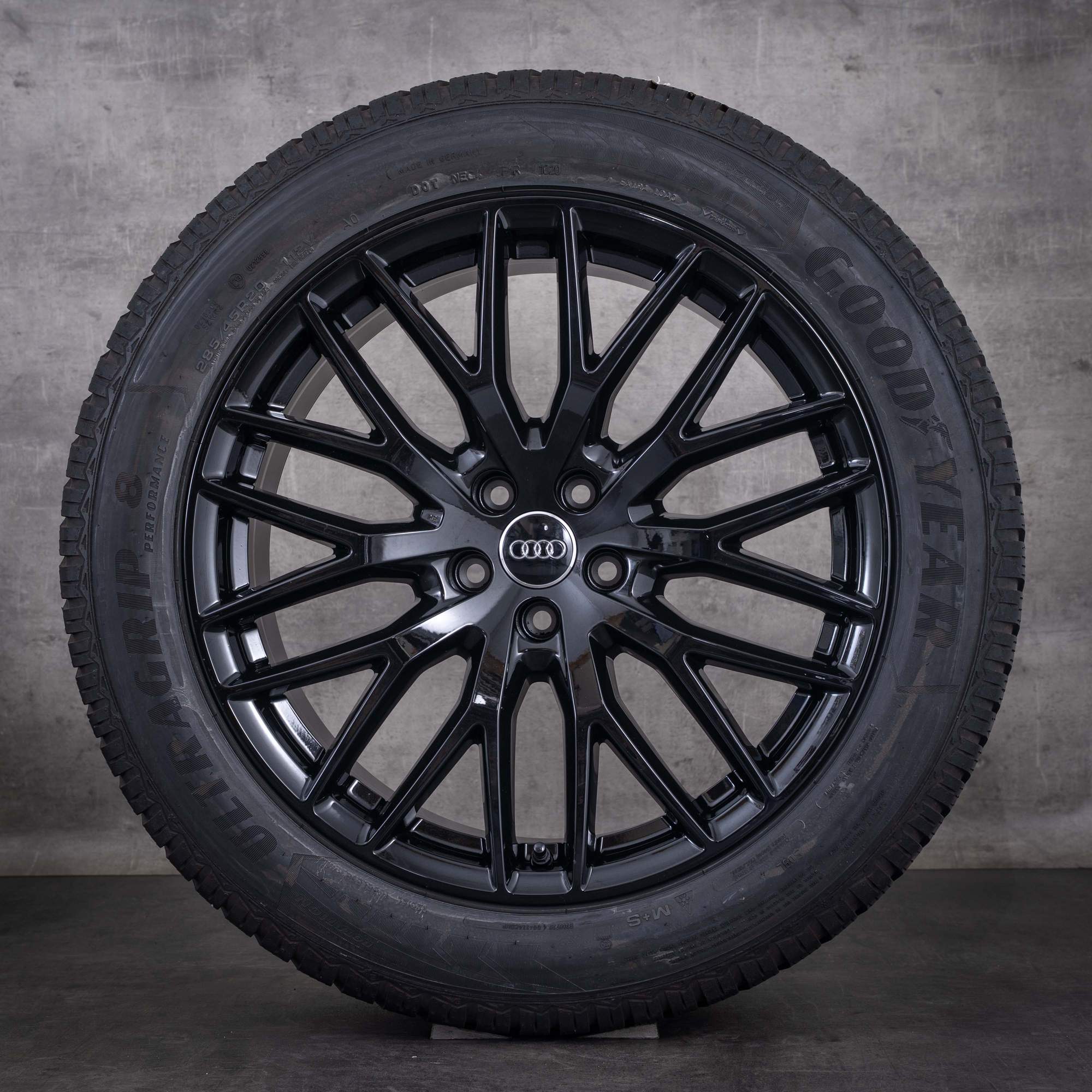 Original Audi Q7 SQ7 Winterräder 20 Zoll 4M Felgen 4M0601025Q schwarz glanz