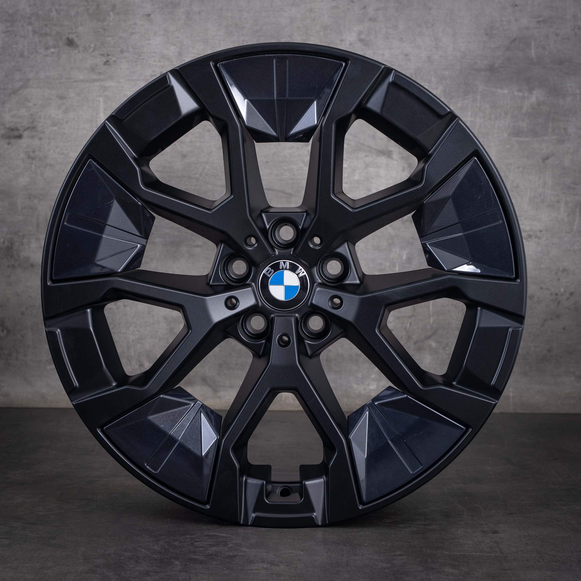 Jantes originais BMW X3 de 19 polegadas G45 Styling 941 Aerodinâmica 5A6F114 preto ajetado mate