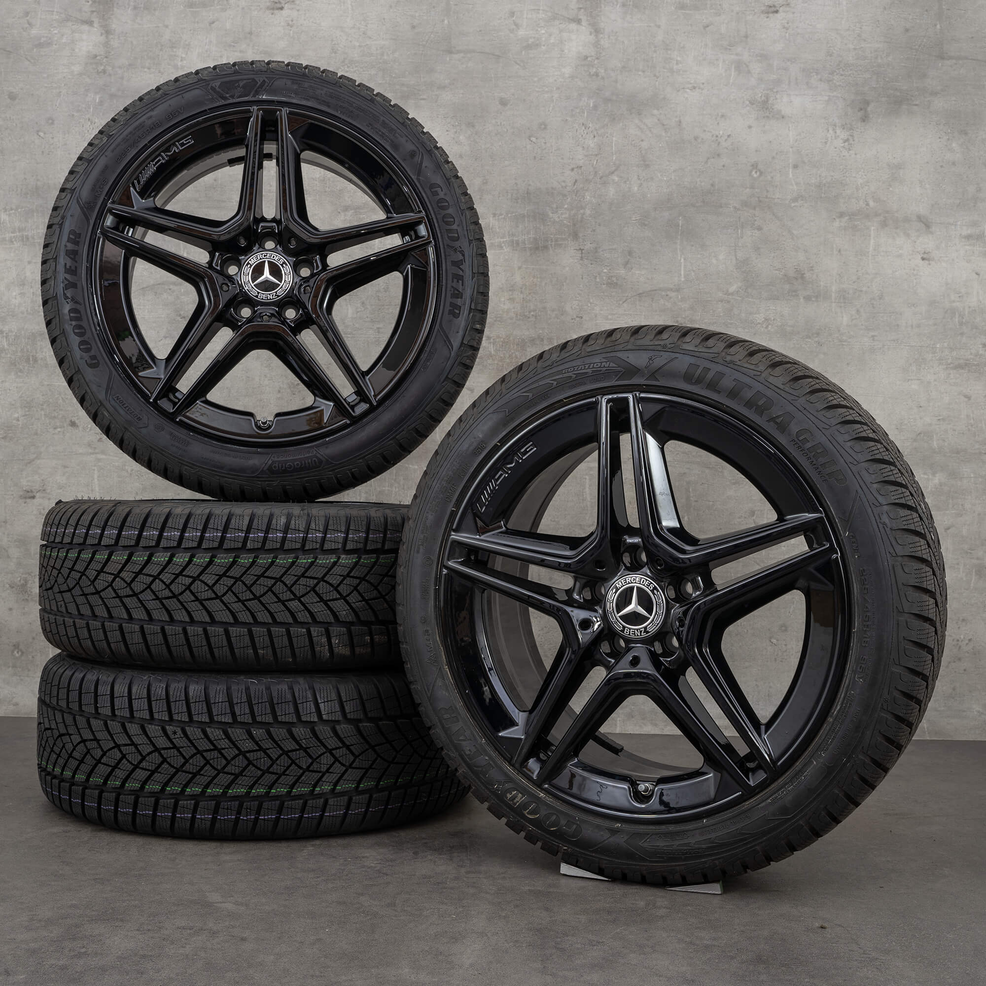 Mercedes Benz 18 inch rims C-Class AMG C43 C450 Sport W205 winter ...