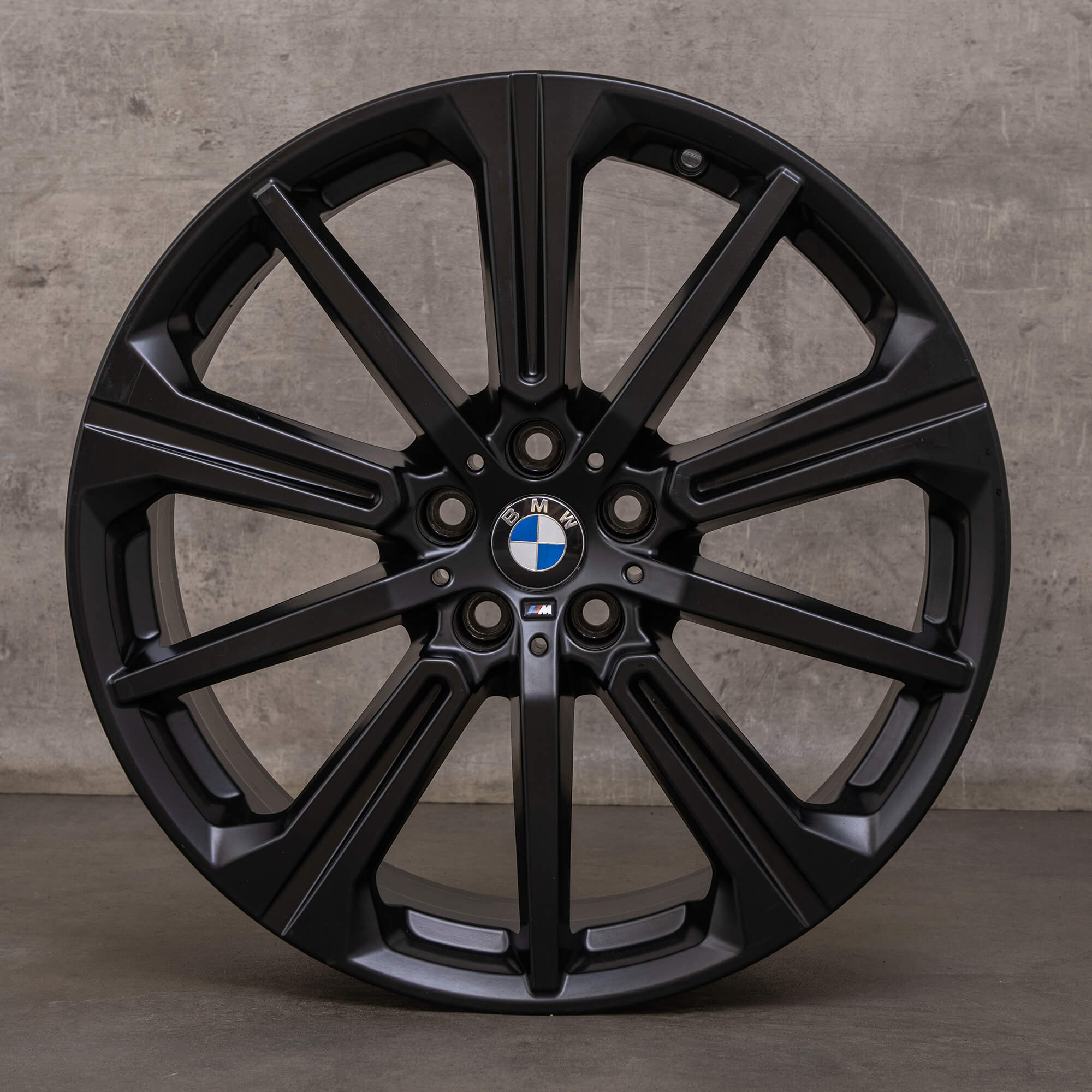 Jantes originais BMW X5 X6 de 20 polegadas G05 G06 Styling 748 M 6883765 preto mate