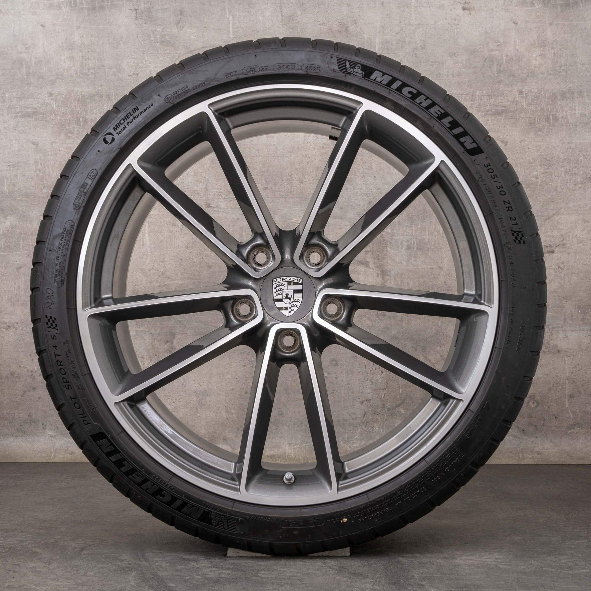 Original Porsche 992 I Winterräder 20 21 Zoll 992 Carrera S 4S Targa GTS Felgen 992601025DG 992601025DH titan glanzgedreht