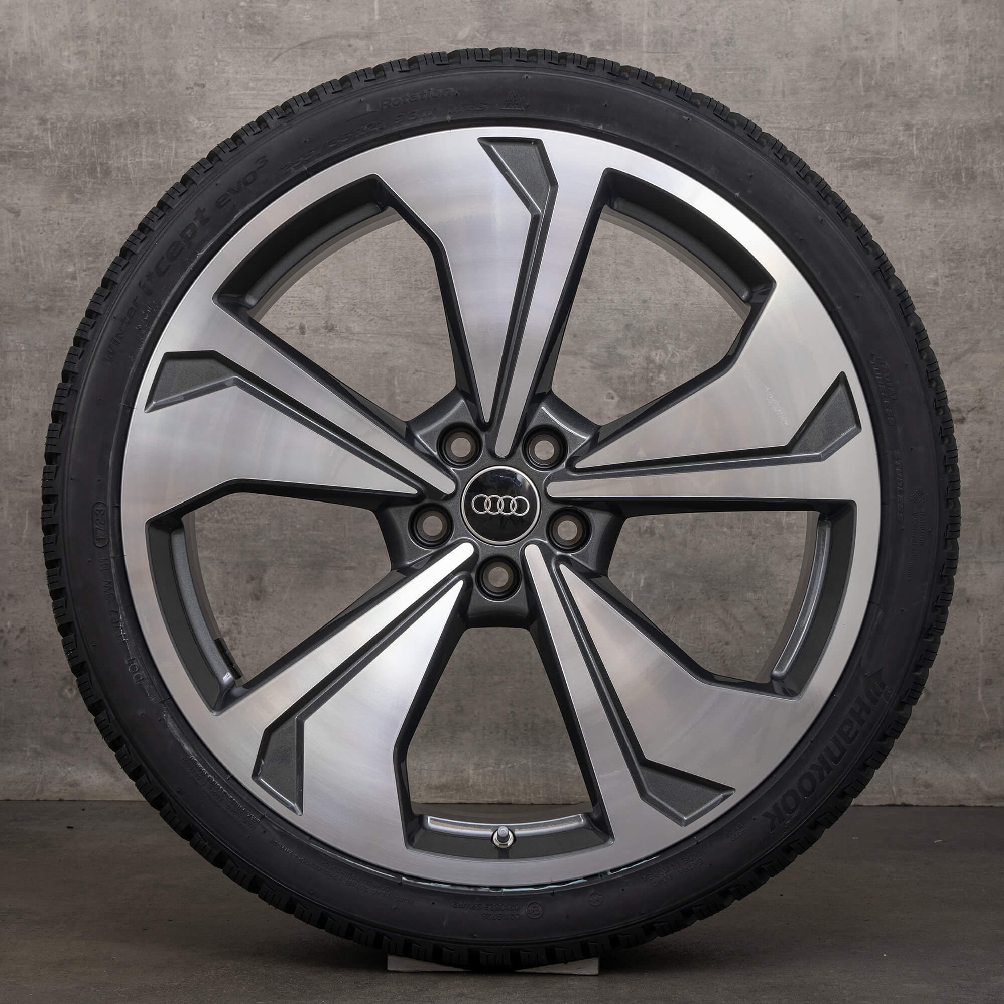 Original Audi A7 S7 Winterräder 21 Zoll C8 4K Felgen 4K8601025AH anthrazit glanzgedreht NEU
