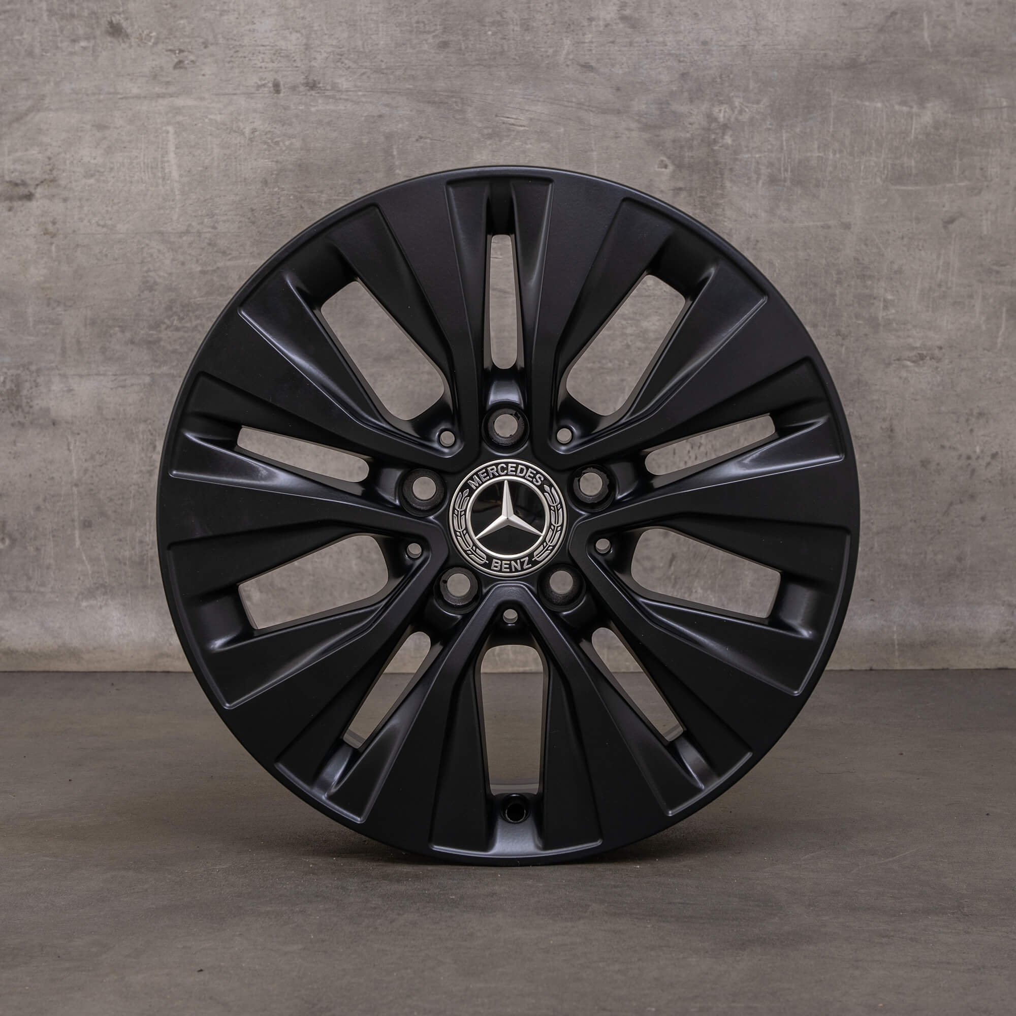 Original Mercedes Benz A B Class CLA Jantes 16 pouces W177 V177 W247 X118 C118 A1774010000 noir brillant