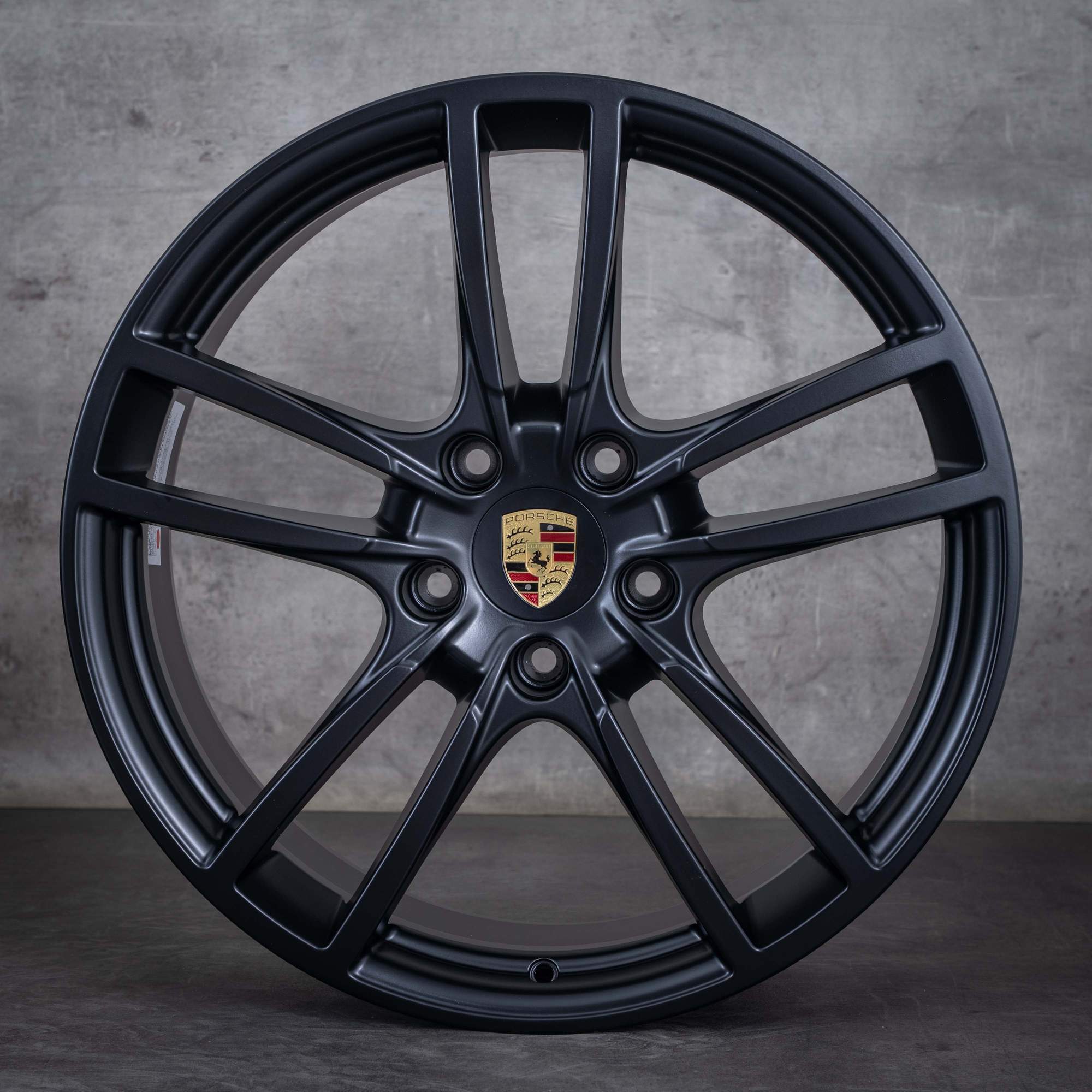 Oryginalne felgi Porsche Cayenne 20 cali 9YA II 9Y0601025BB 9Y0601025BC czarny błyszczący