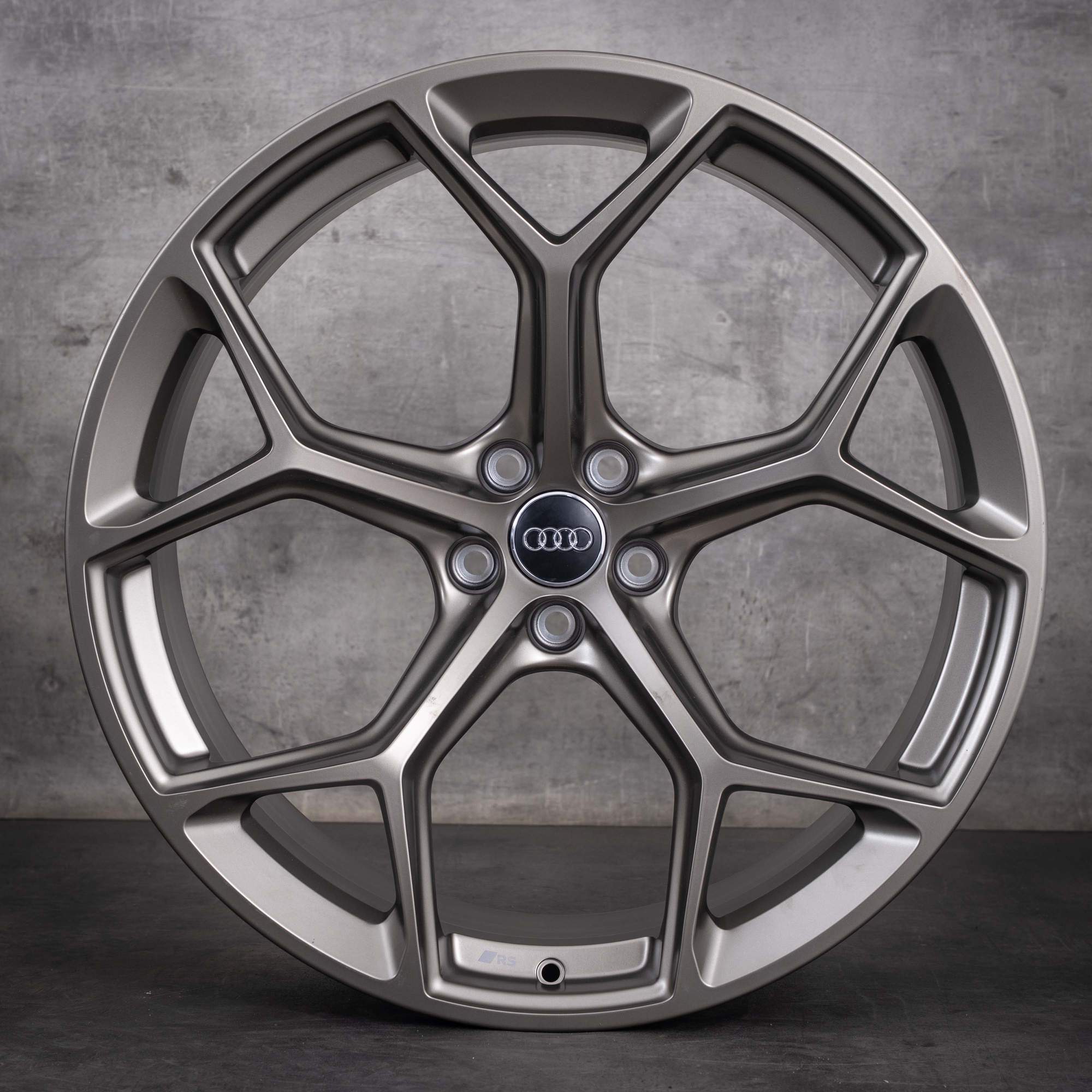 Originale Audi RS6 RS7-felger 22 tommer 4K C8 4K0601025CQ Performance Galaxy satinmatt NY