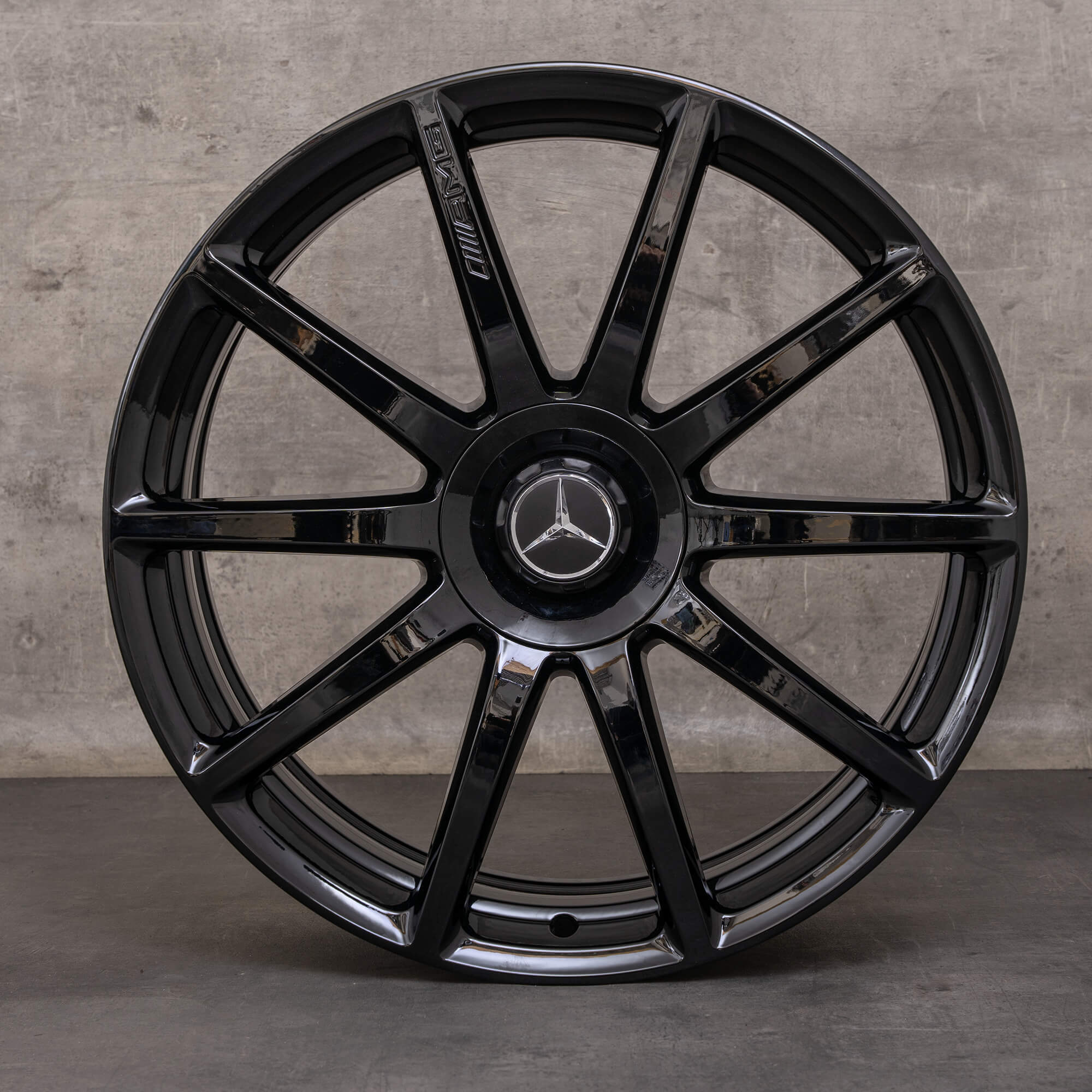 Genuine Mercedes Benz Classe S S63 S65 AMG ruote 20 pollici W222 C217 A217 A2224010600 A2224010700 nero lucido