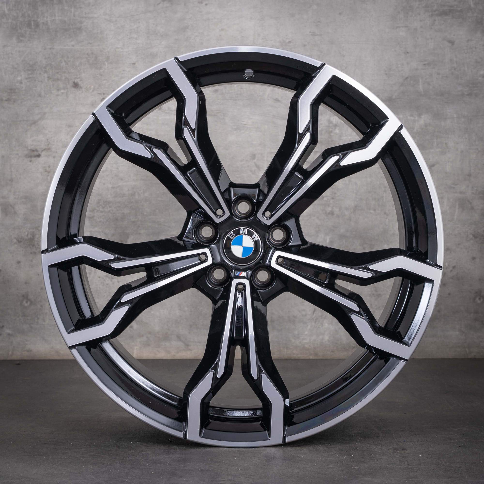Jantă originală BMW X3M X4M de 21 de inci F97 F98 Styling 765 M 8060041 negru diamantate