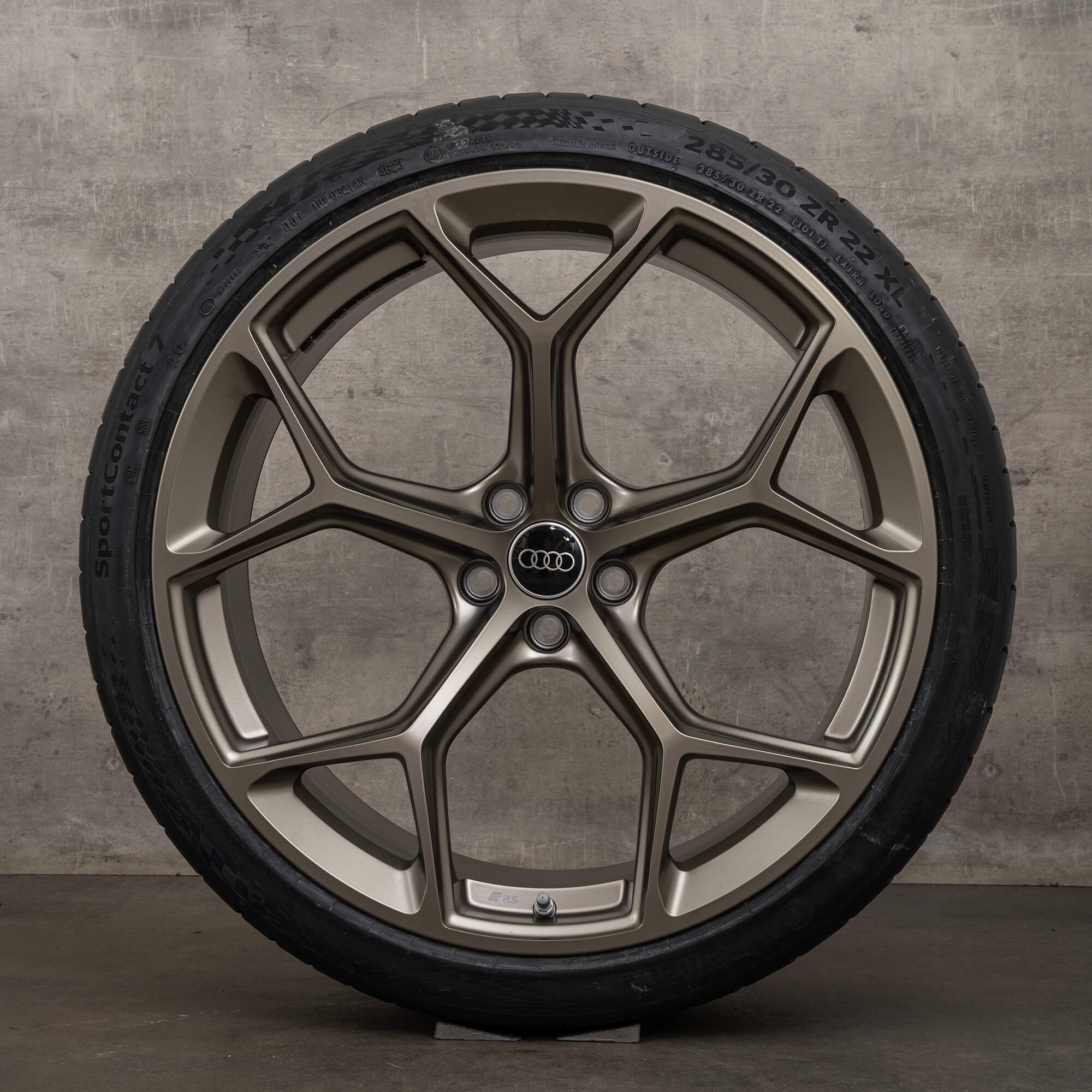 OEM Audi RS6 RS7 rims 22 inch 4K C8 Performance summer wheels 4K0601025CQ Neodymium NEW
