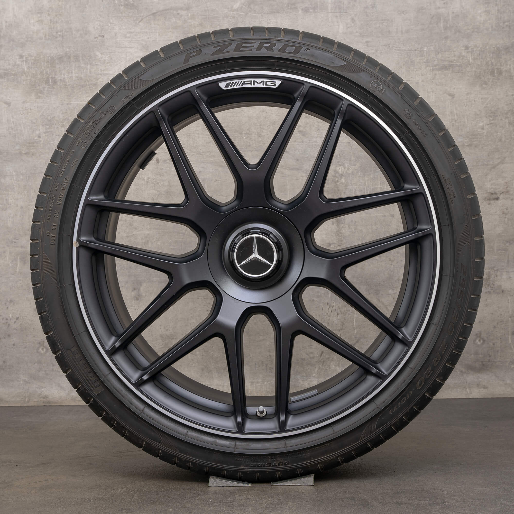 AMG Mercedes Benz E63 E63S W213 S213 sommerdæk sommerhjul 20 tommer fælge - hjul 4 af 4