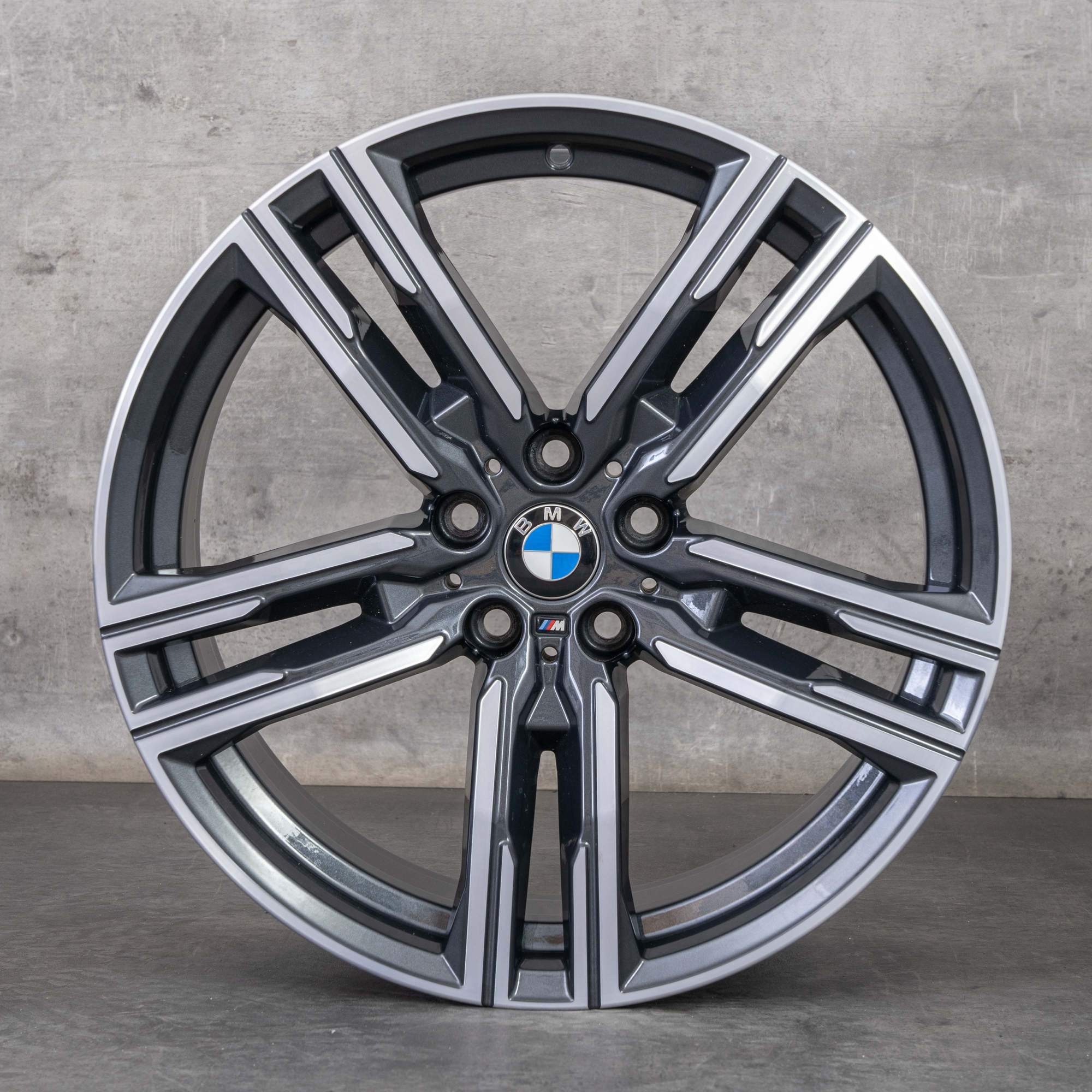 Alkuperäiset BMW 8-sarjan vanteet 19 tuuman G14 G15 G16 Styling 727 M 8090019 8090020 orbit harmaa Kiillotettu