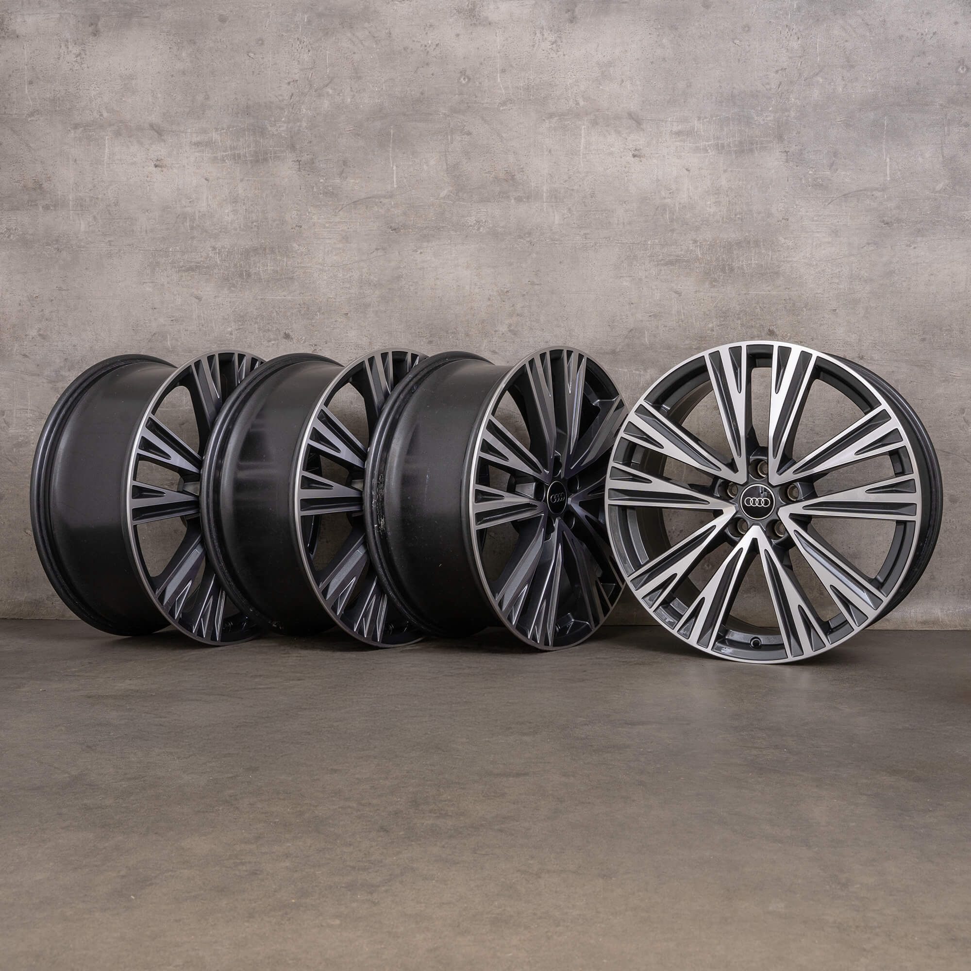 Original Audi A6 S6 Jantes 20 pouces 4K C8 4K0601025J anthracite brillant