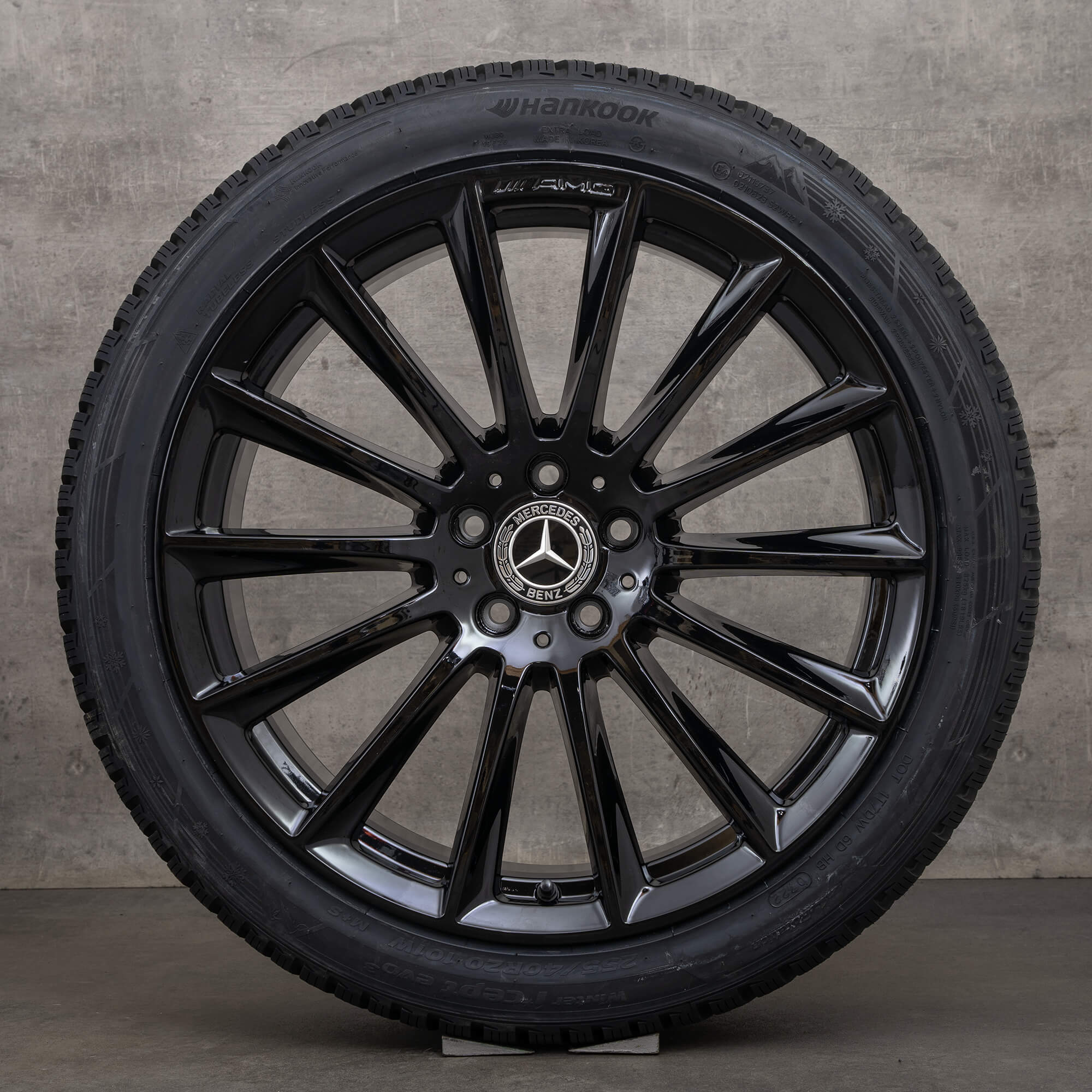 Oryginał Mercedes Benz Klasa S koła 20 cali W223 V223 X223 letnie A2234011500 A2234011600 czarny błyszczący