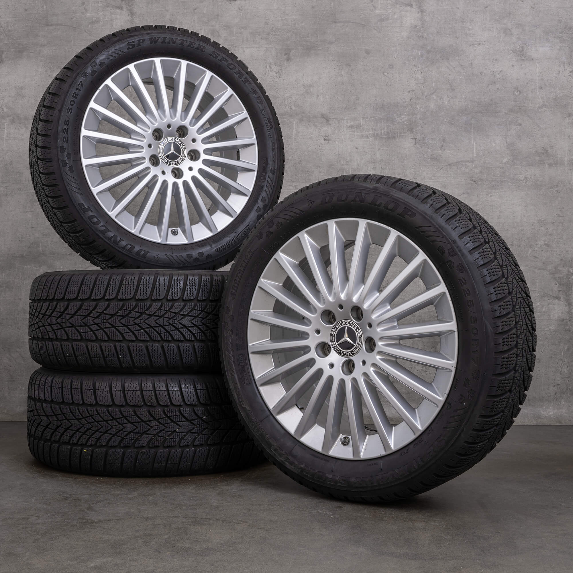 OEM Mercedes Benz C-Class winter wheels 17 inch W205 S205 rims