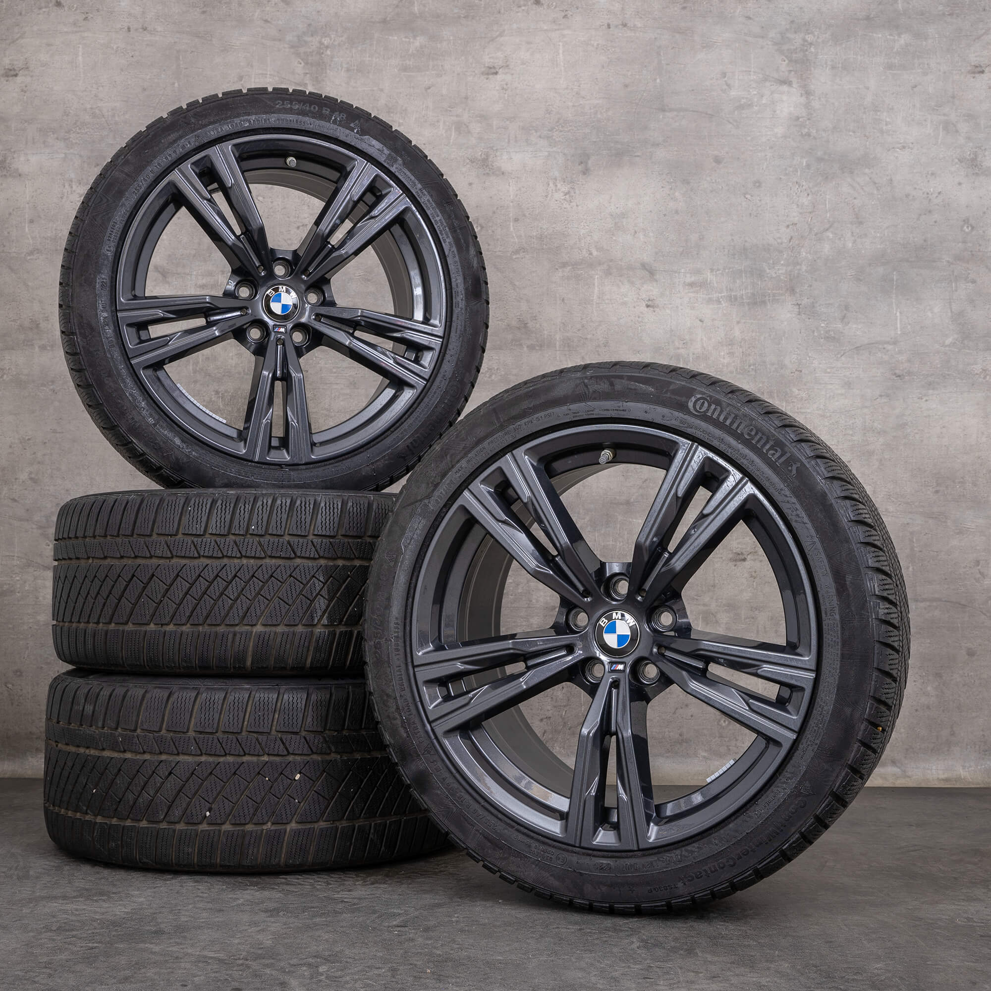 Originalní zimní pneu s disky BMW Z4 18" ráfky na auto G29 styling 798 M 8091466 8091467 orbit grey gloss