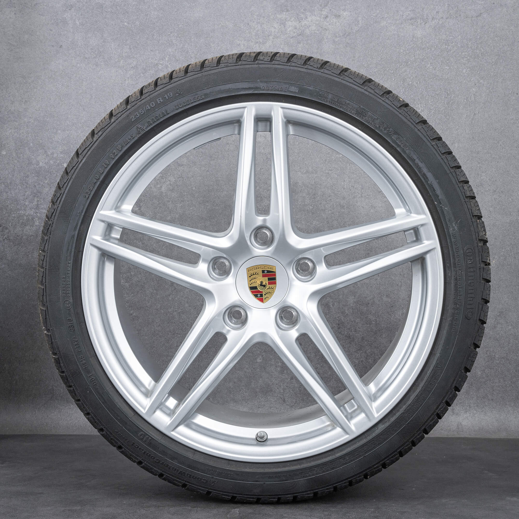 Originale Porsche 991 II fælge 19 tommer Carrera 4S vinterhjul vinterdæk nye