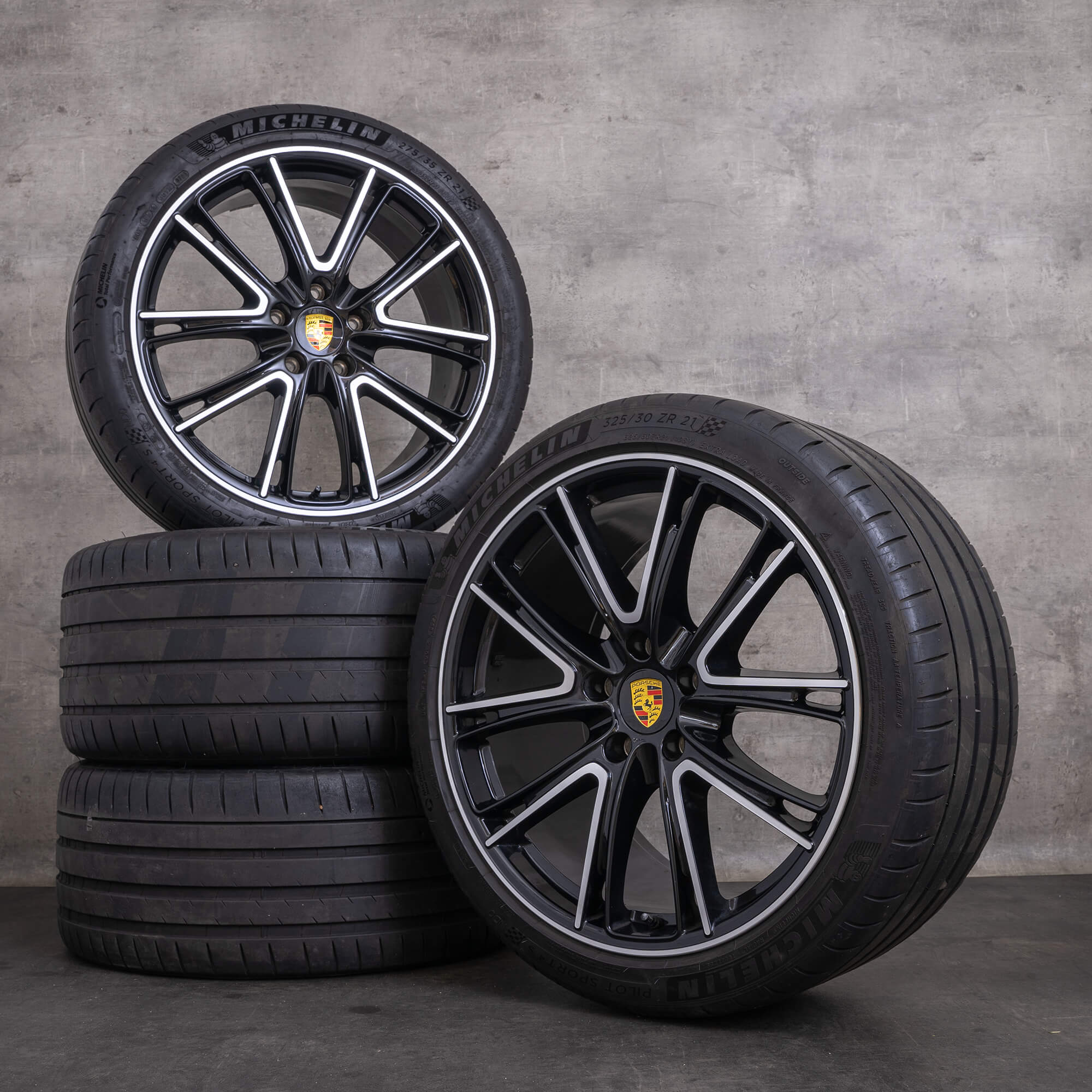 OEM Porsche 971 G2 G2II 21 inch Rims Panamera Turbo S GTS 4S E-Hybrid Summer tires Exclusive