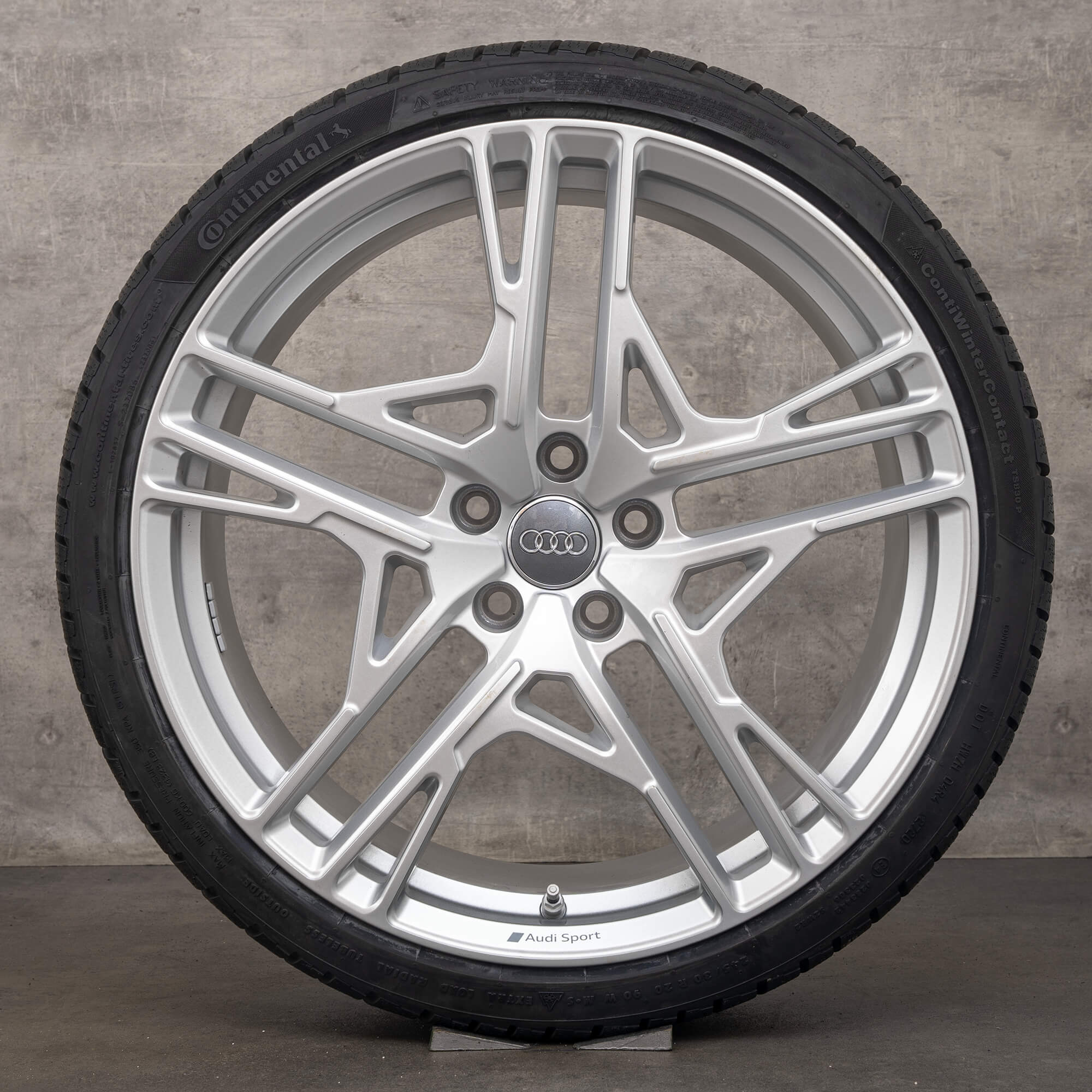 Oryginalne felgi Audi R8 20 cali 4S koła letnie 4S0601025AD 4S0601025AG srebrne NOWOŚĆ