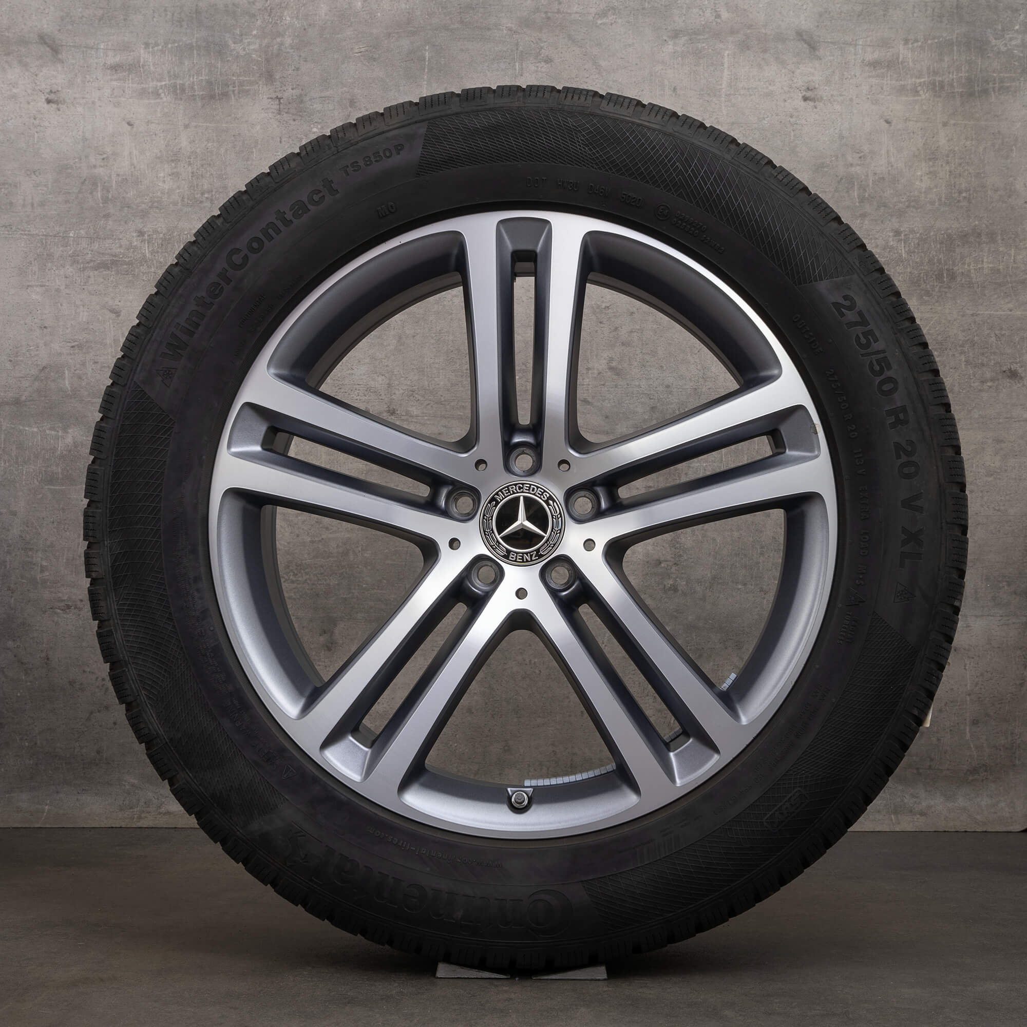 OEM Mercedes Benz GLE winter wheels 20 inch X167 C167 SUV Coupe rims A1674012400 A1674012500 himalaya gray glossy turned