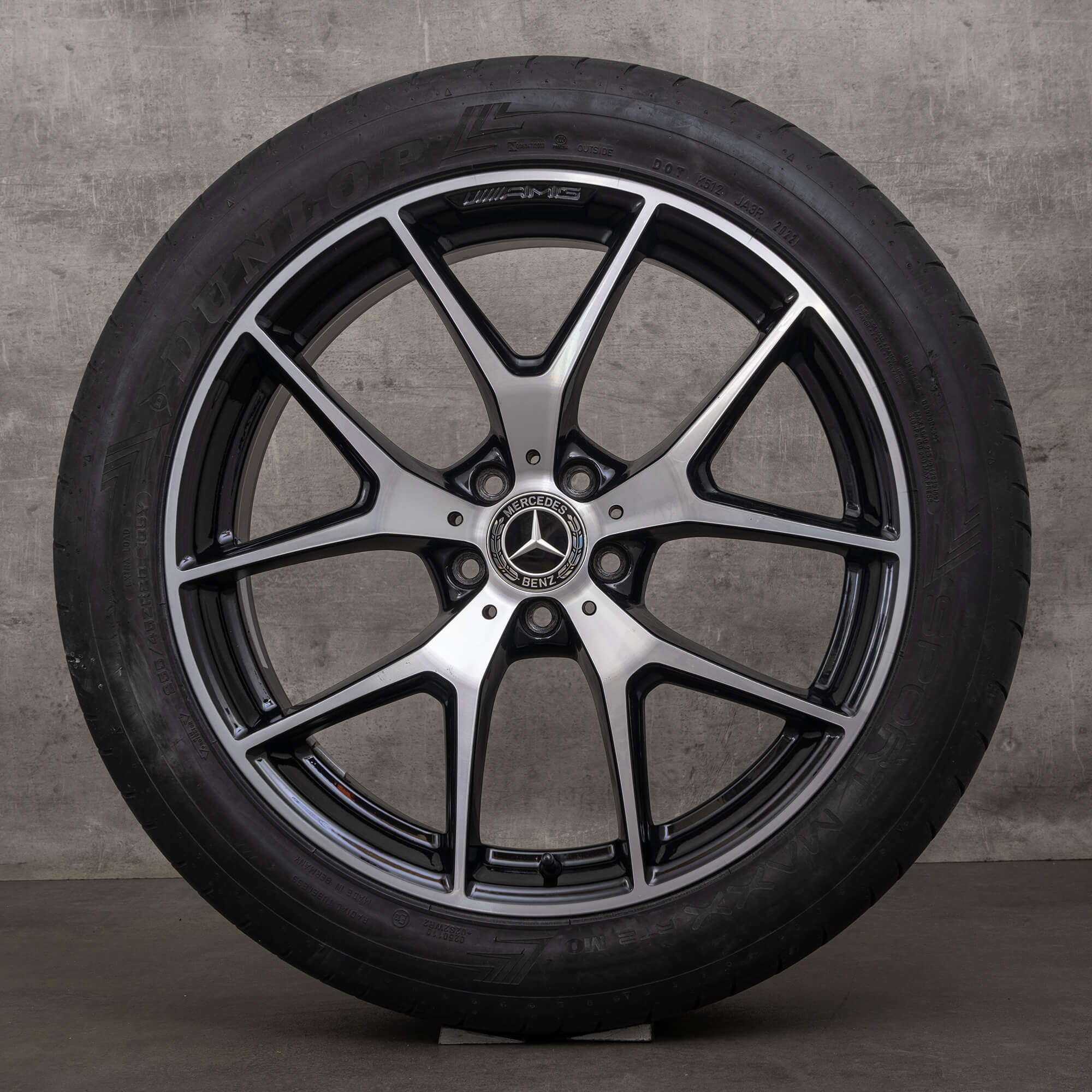 Genuine Mercedes Benz GLC & 43 AMG ruote 20 pollici X253 C253 estive A2534015500 A2534015600 nero lucido girato