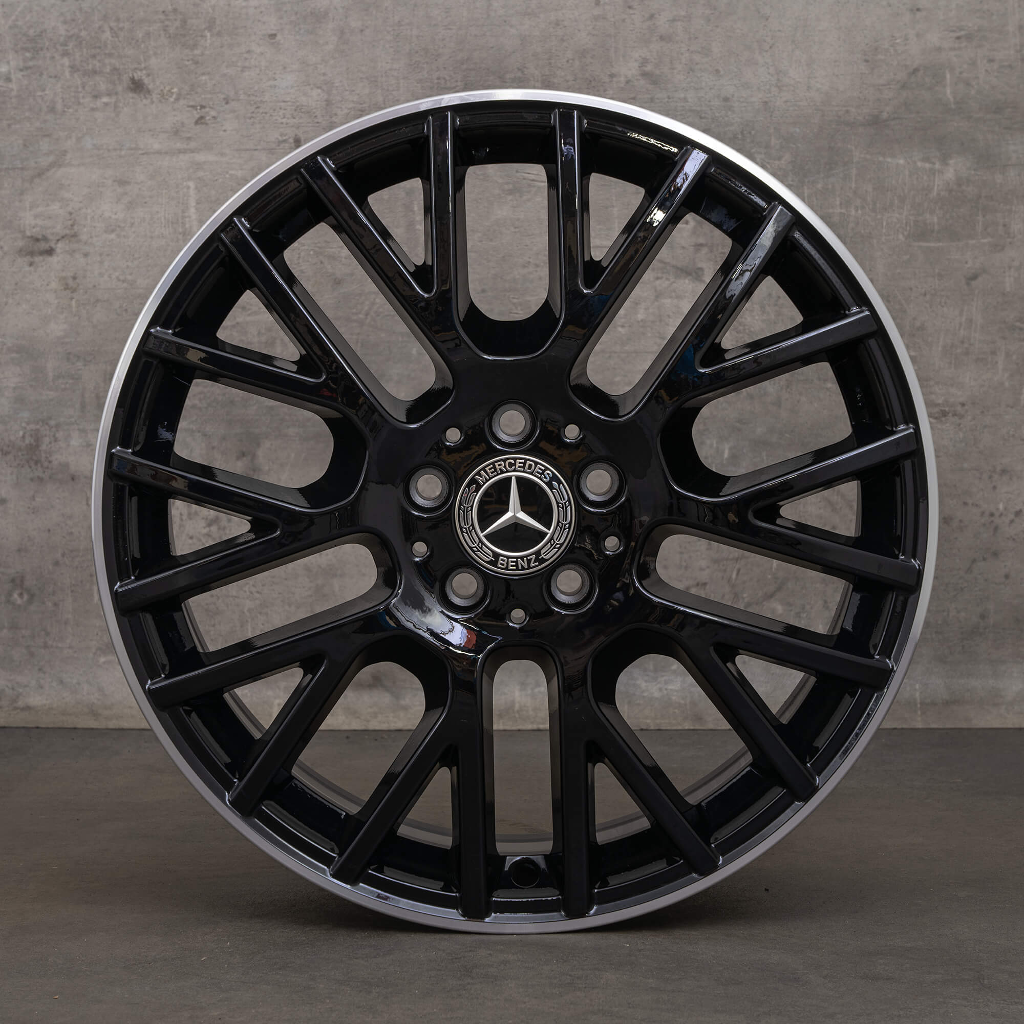Oryginalne Felgi Mercedes Benz GLE 19 cali V167 A1674012100 czarne polerowane toczone NOWE