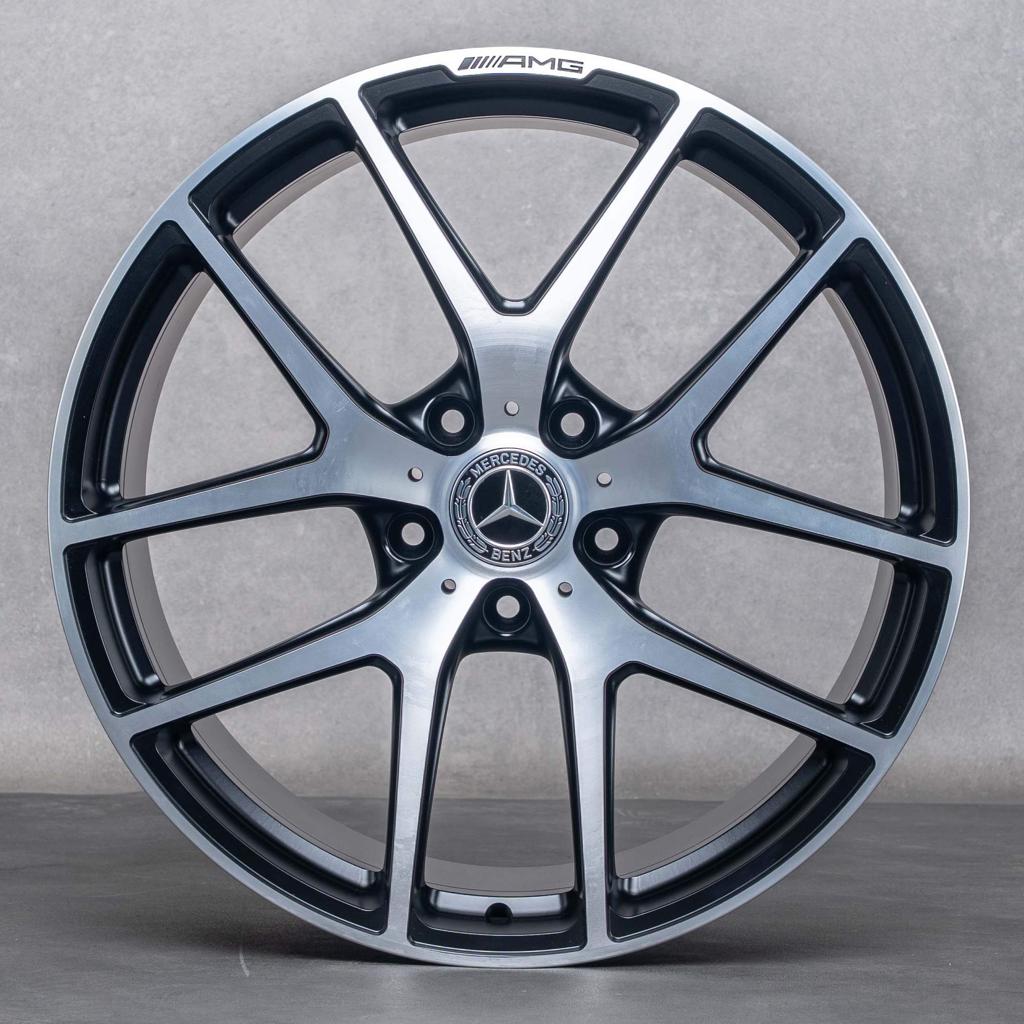 Alkuperäiset Mercedes Benz G-sarjan G63 AMG vanteet 21 tuuman W463 W465 A4634010400 musta matta kiillotettu viimeistely