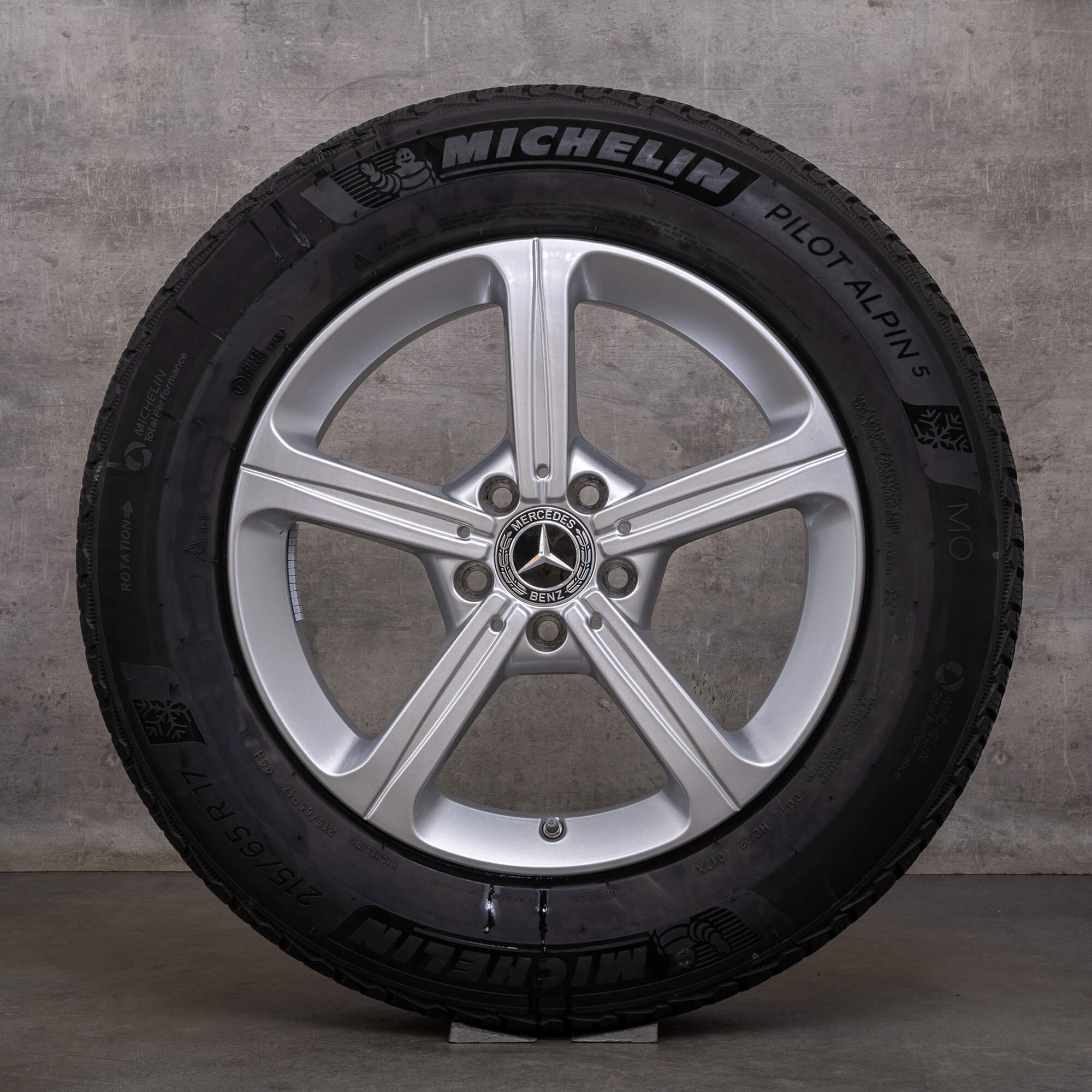 Original Mercedes Benz GLA GLB Winterräder 17 Zoll H247 X247 Felgen A1774011200 silber