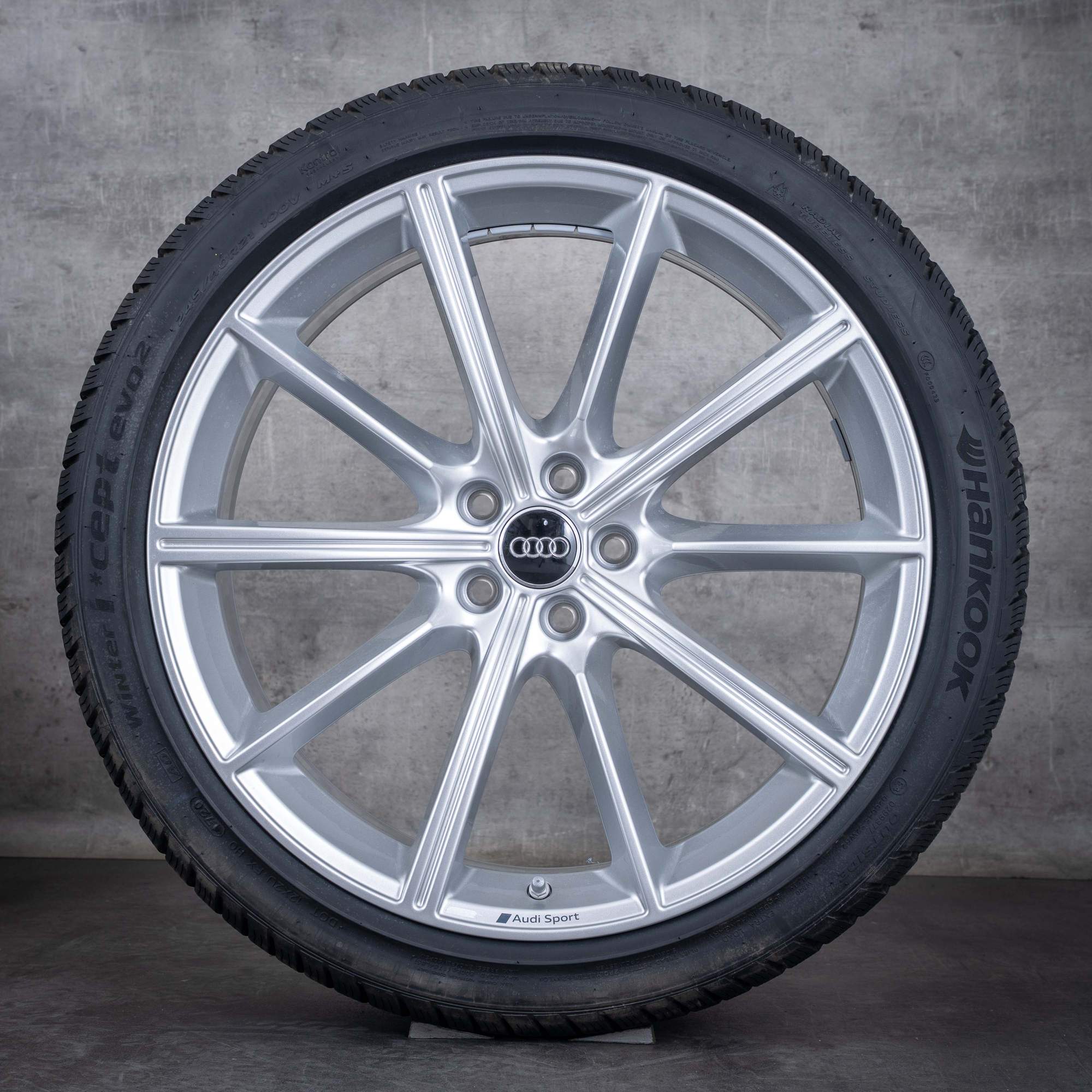 OEM Audi RS6 RS7 winter wheels 21 inch 4K RS rims 4K0601025AA silver glossy