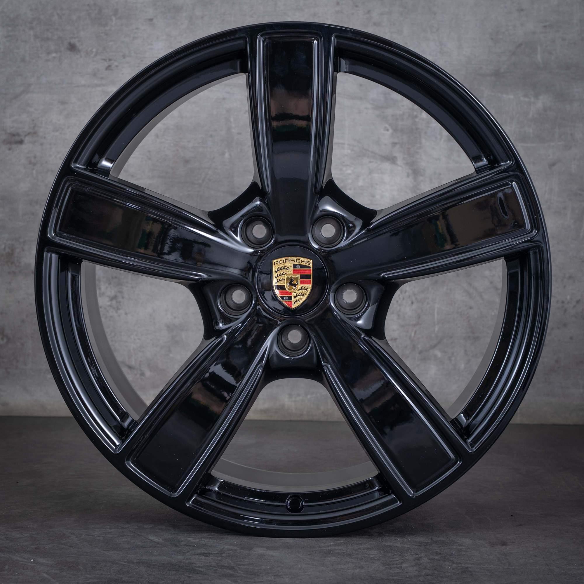 Alkuperäiset Porsche Cayenne Coupe 20 tuuman vanteet 9YA E3 9Y0601025BP 9Y3601025AH Sport Classic mustat kiiltävät.