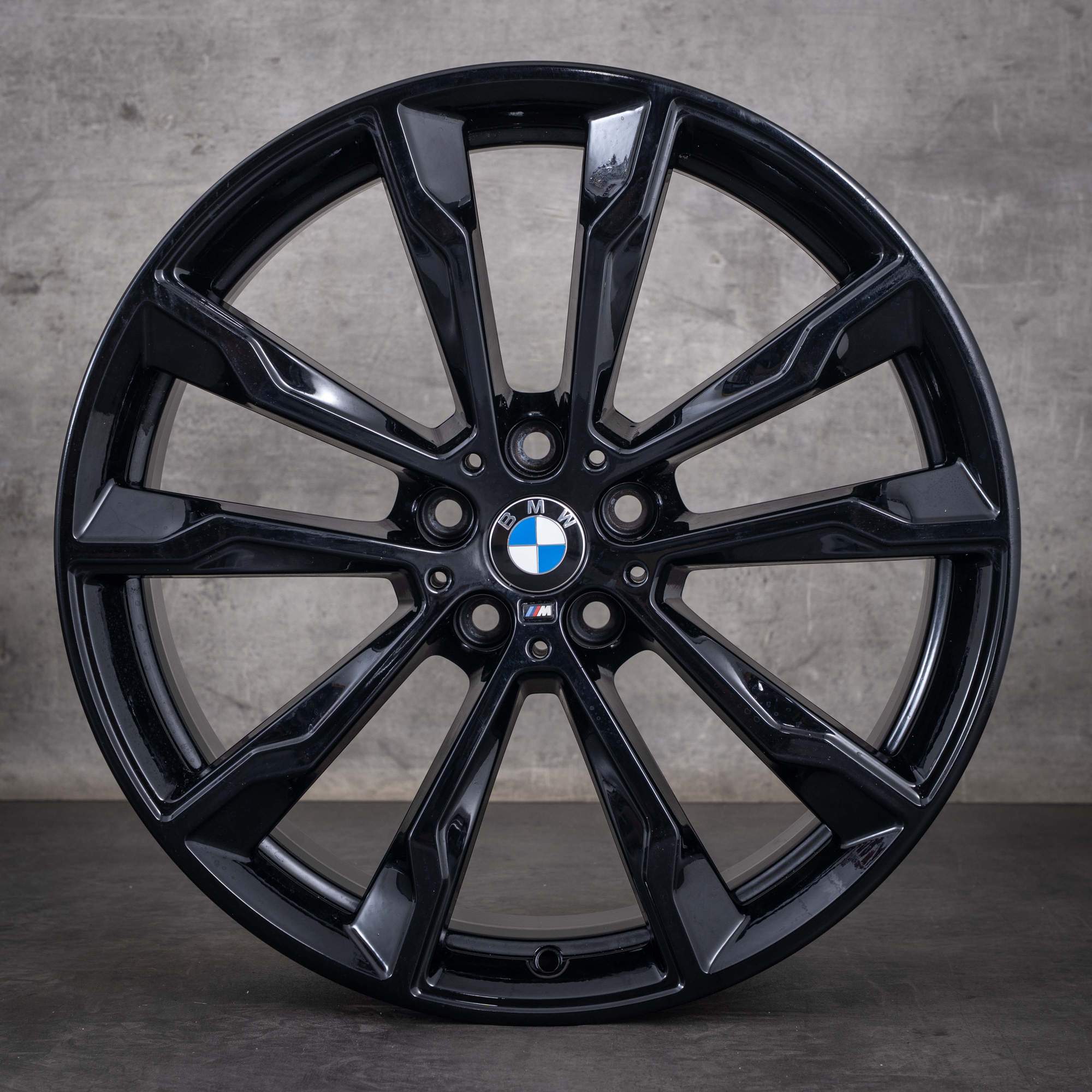Oryginalne felgi BMW X3 X4 20 cali G01 G02 Styling 699 M 8010265 8010269 czarne z połyskiem