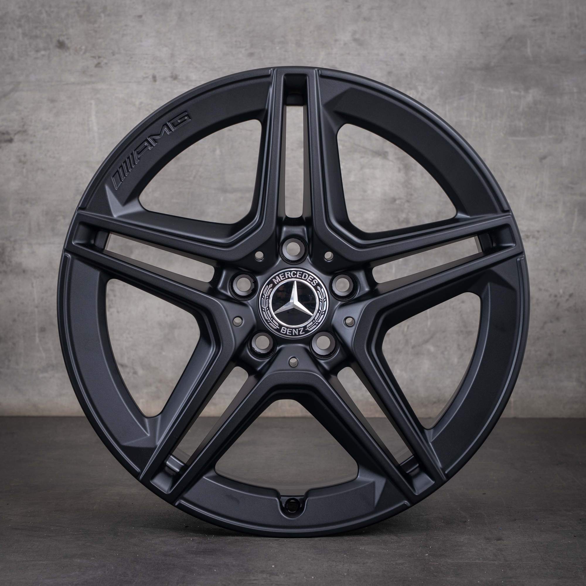 Jantes originais Mercedes-Benz Classe A Classe B CLA AMG de 18 polegadas W177 V177 W247 X118 C118 A1774011500 preto mate