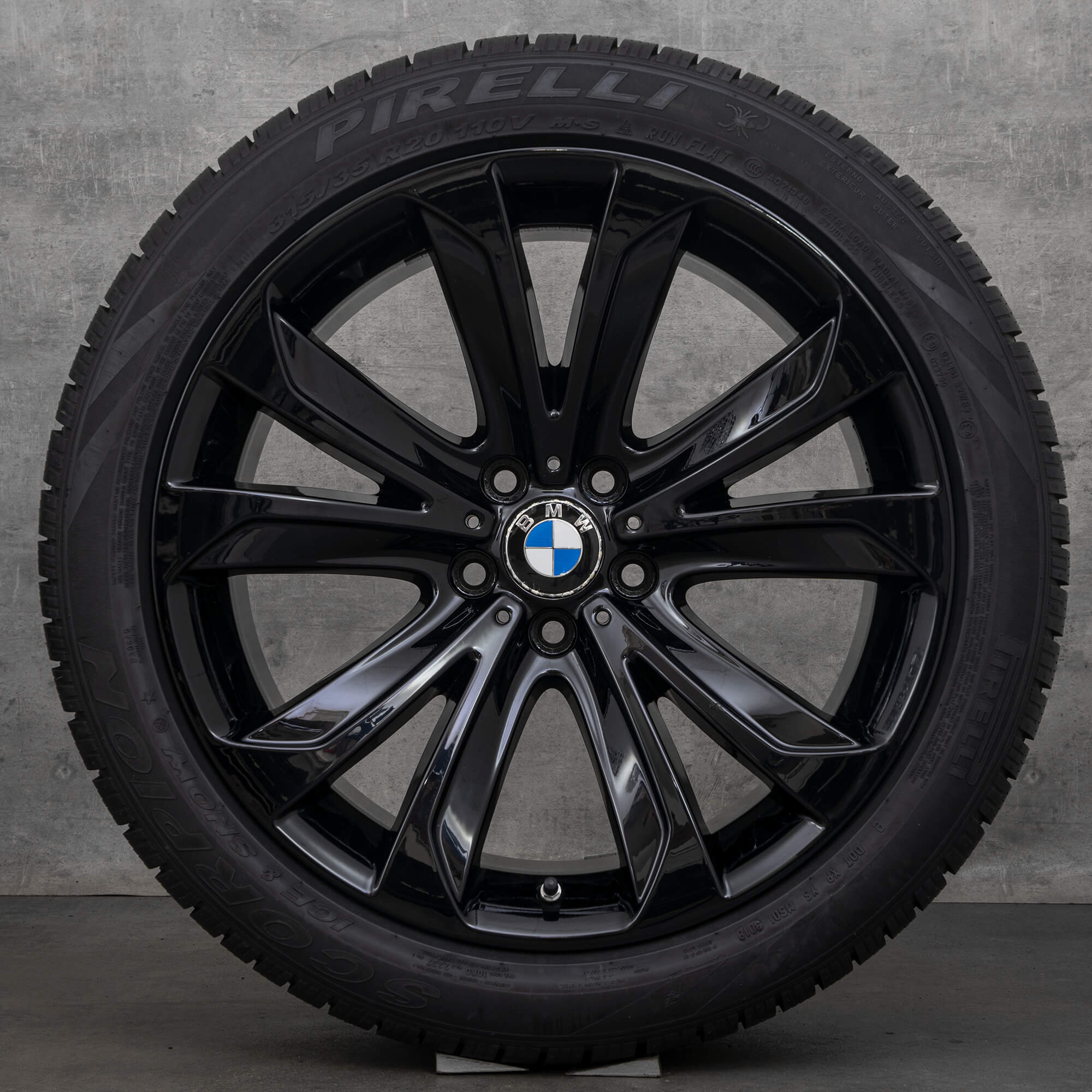 BMW X5 F15 E70 X6 F16 OEM winter wheels 20 inch rims 6 mm styling 491