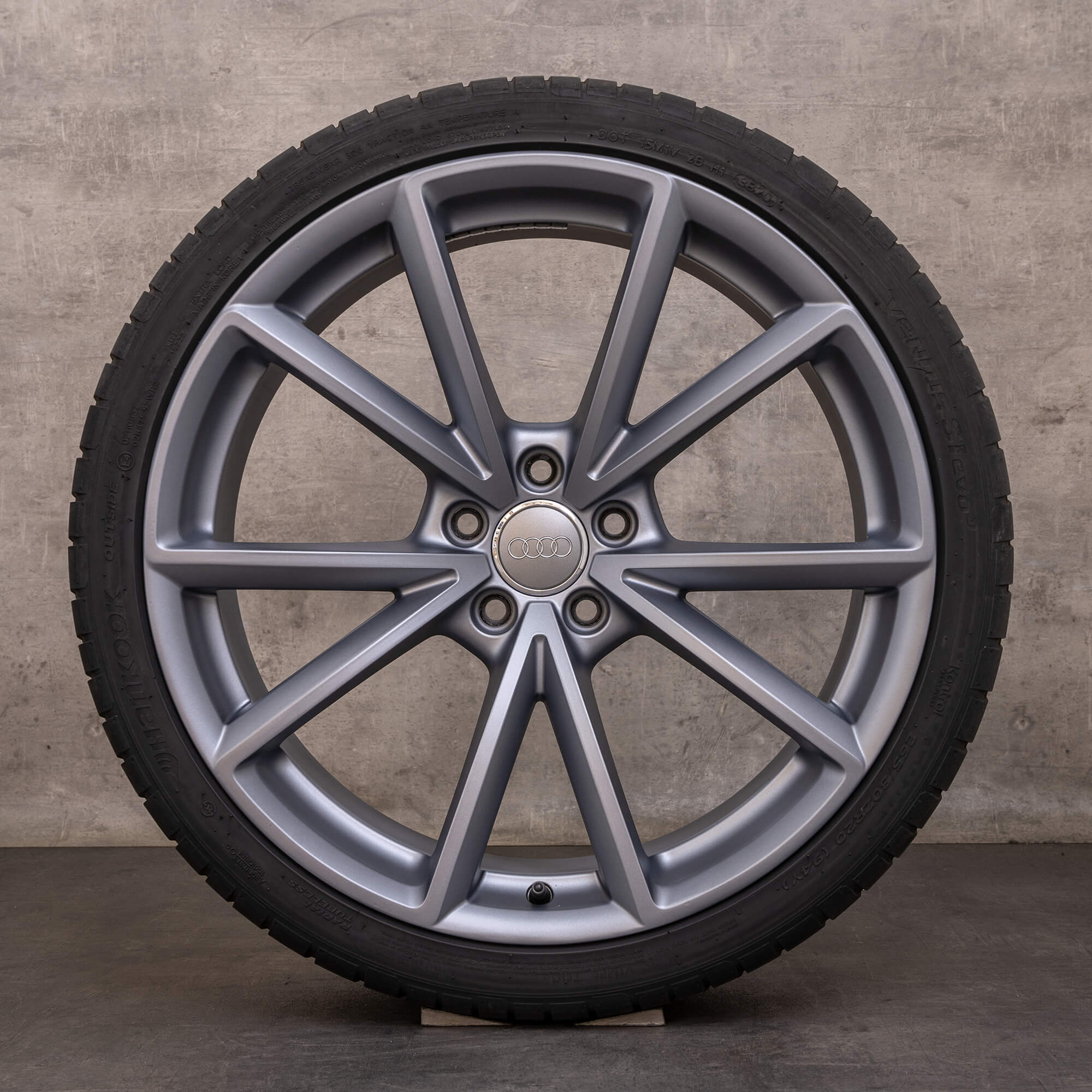 Original Audi A5 S5 vinterhjul 20 tum 8T 8F B8 fälgar / fälg 8T0601025CQ titan matt
