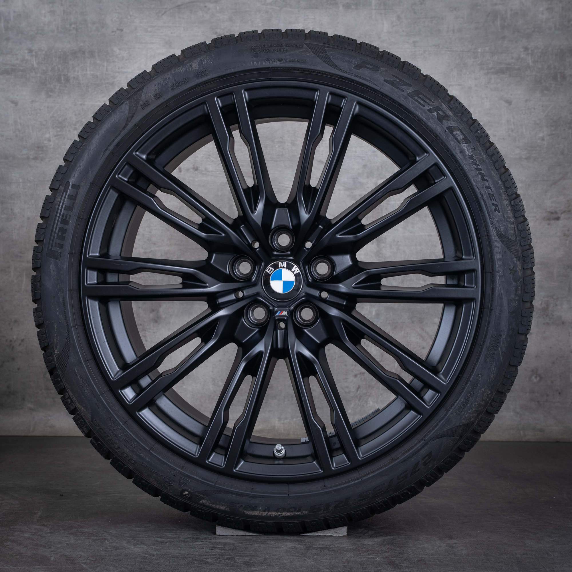 Oryginalne BMW M2 M3 M4 koła zimowe 19 cali G87 G80 G82 G83 felgi stylizacja 829 M 8093844 8093845 jet black matt