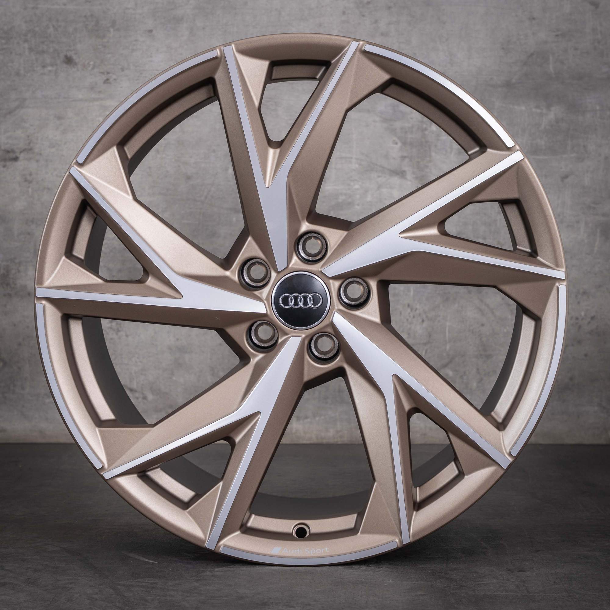 OEM Audi R8 20inch 4S summer wheels 4S0601025BS 4S0601025BR matte diamond cut NEW